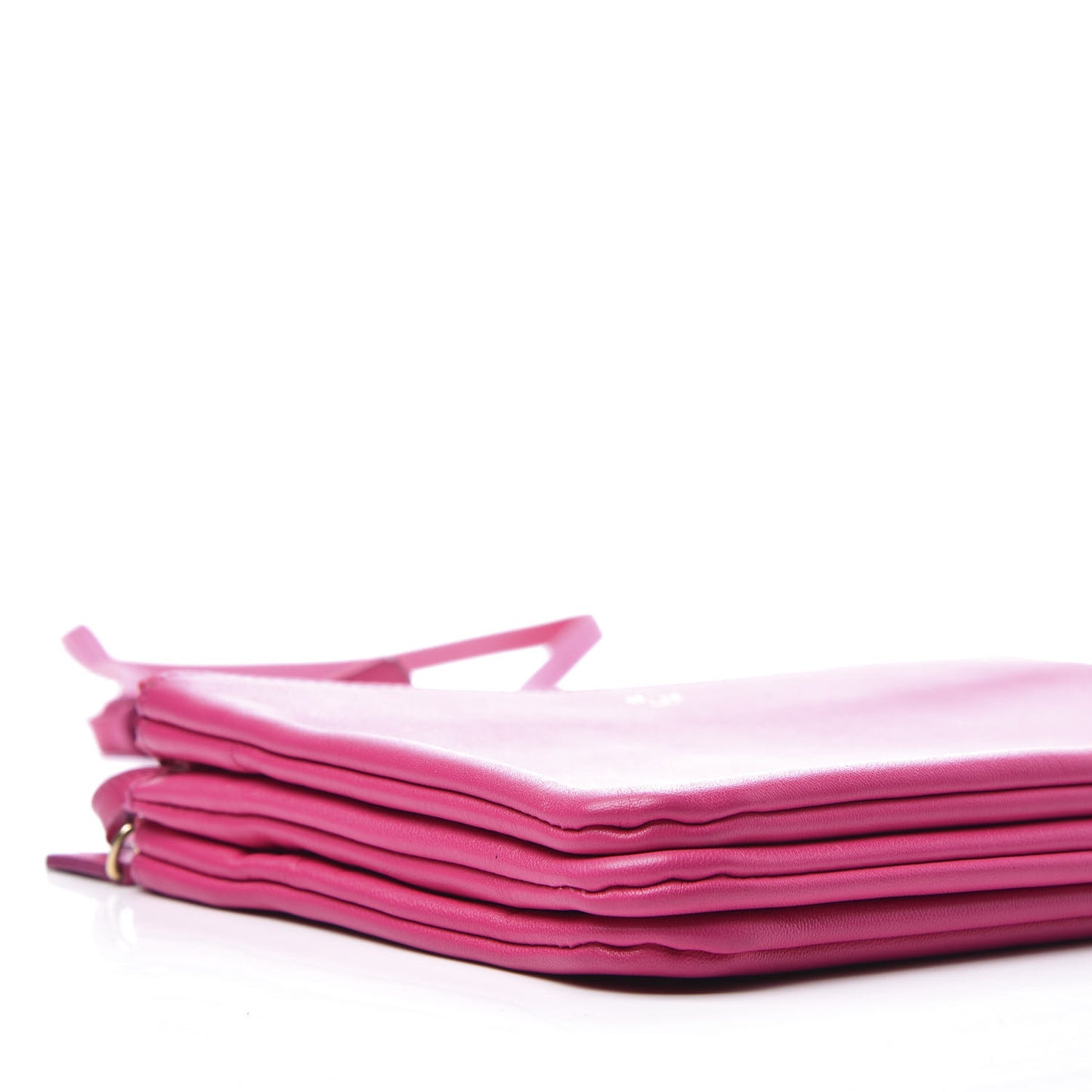 Lambskin Small Trio Crossbody Bag Fuchsia