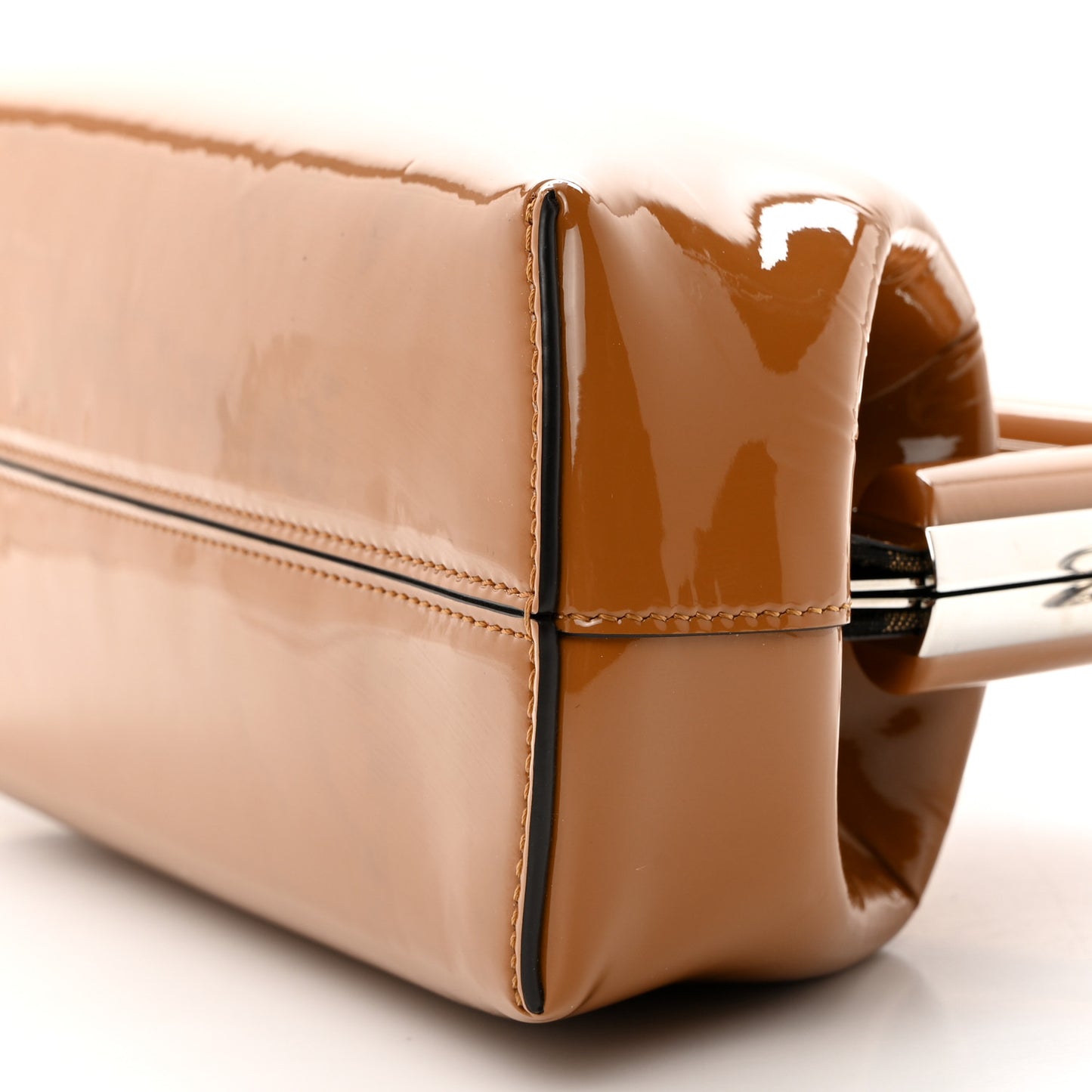Patent Midi Fendi First Caramello