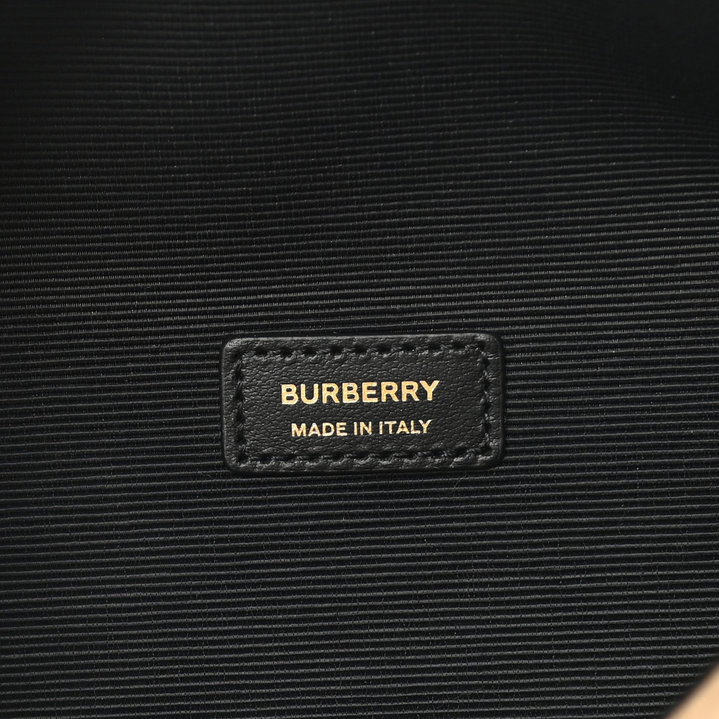 Vintage Check Calfskin Barrel Bag Beige Black