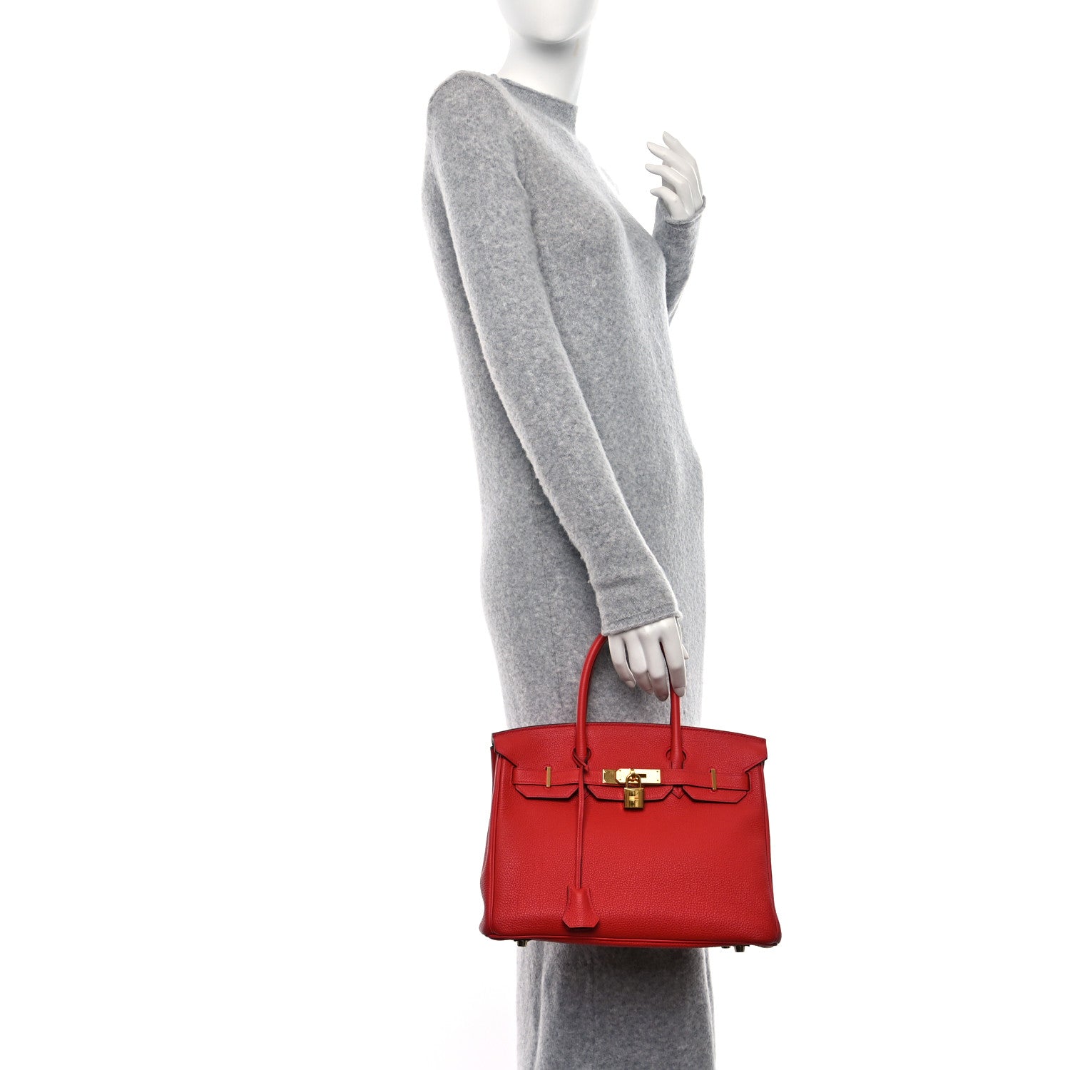 Hermes Togo Birkin 30 Rouge Pivoine 2 of 11