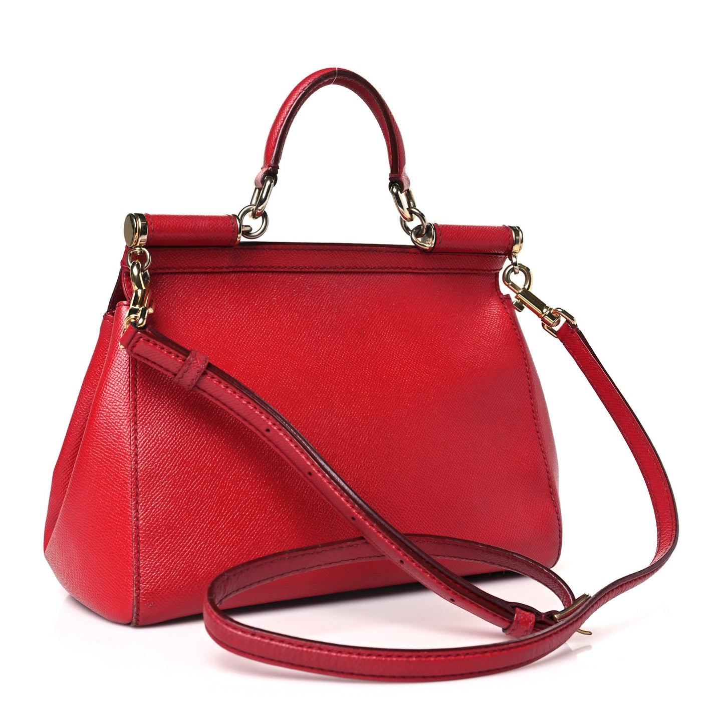 Dauphine Medium Miss Sicily Satchel Dark Red
