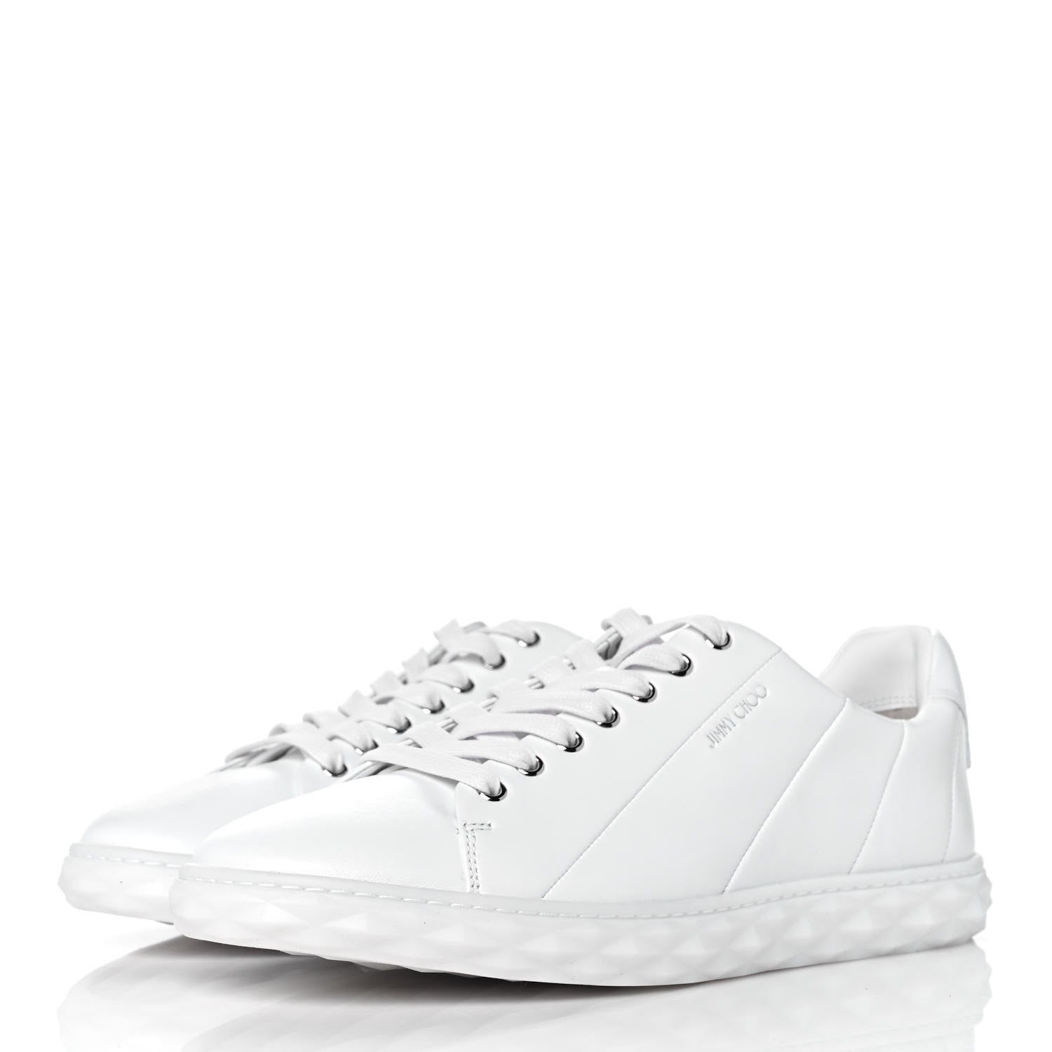 Jimmy Choo Nappa Mens Diamond Light Sneakers 43 White 3 of 9