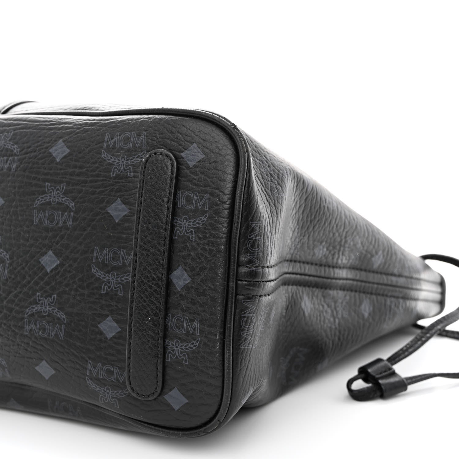 MCM Visetos Medium Liz Reversible Shopper Tote Black 12 of 23