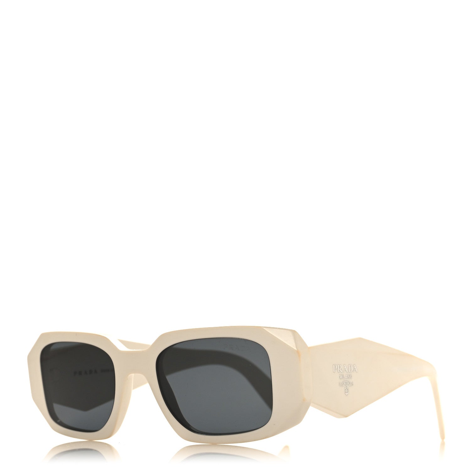 Prada Acetate Symbole Sunglasses SPR 17W White 1562658 