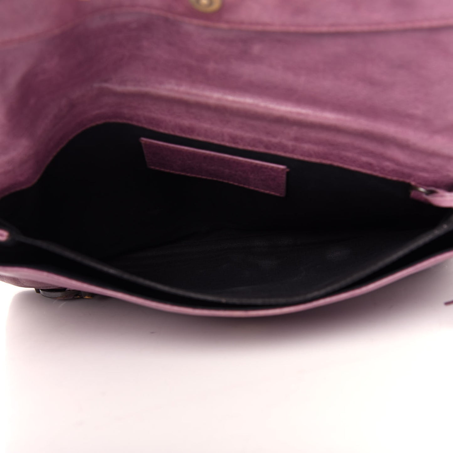 Agneau Classic Hardware Envelope Clutch Murier