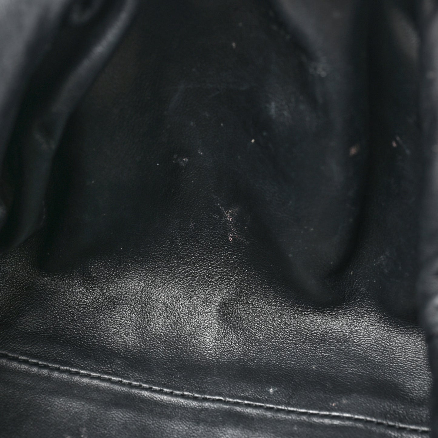 Metallic Bark Calfskin The Mini Pouch Silver