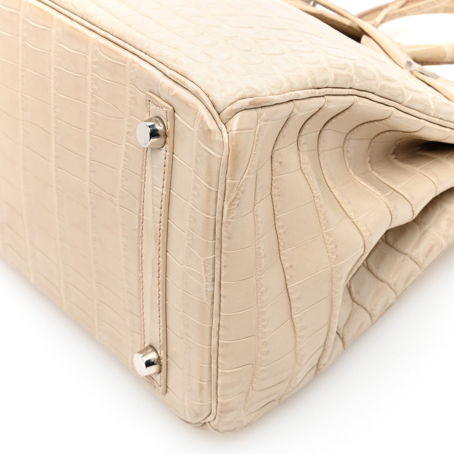 Matte Niloticus Crocodile Birkin 30 Parchemin