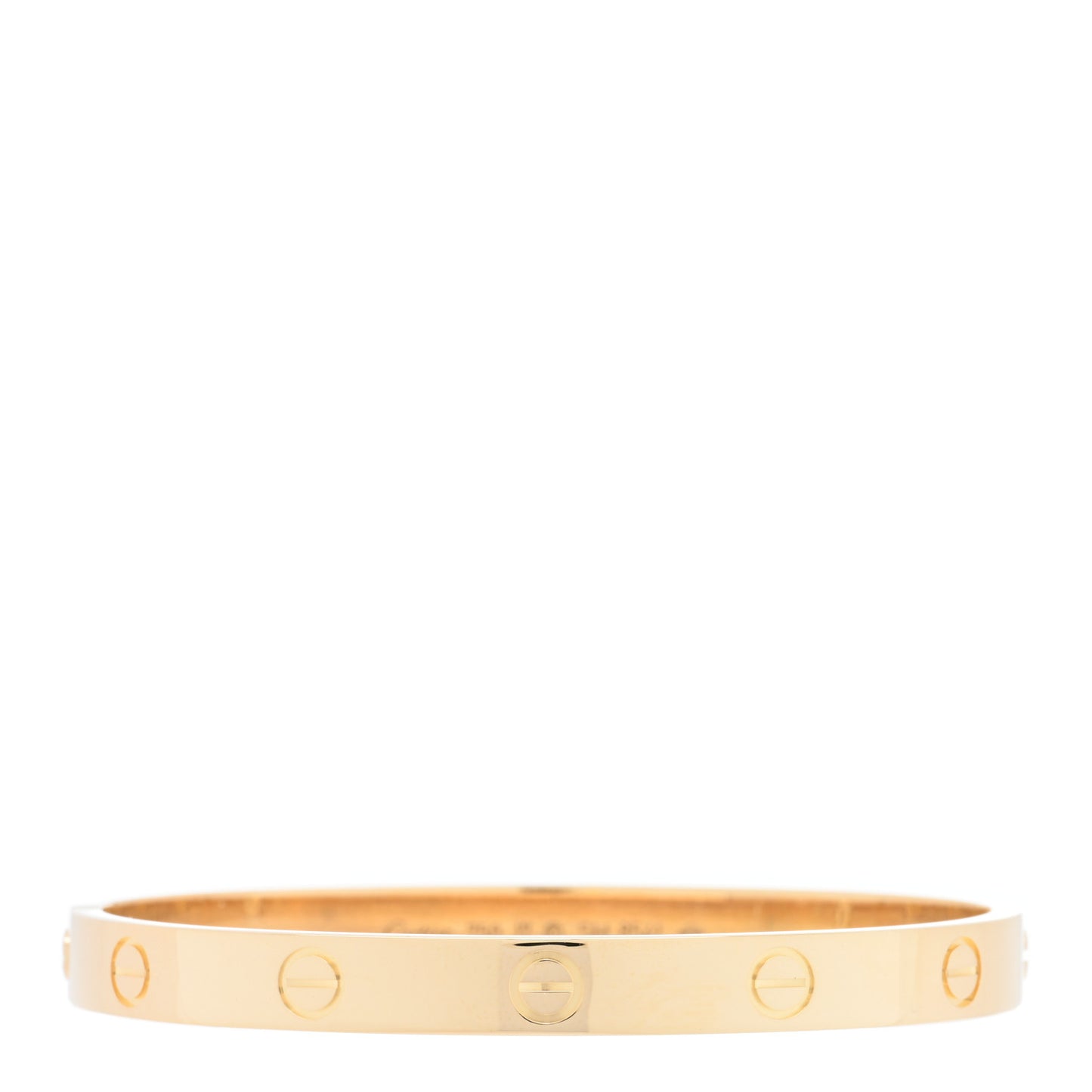 18K Yellow Gold LOVE Bracelet 17