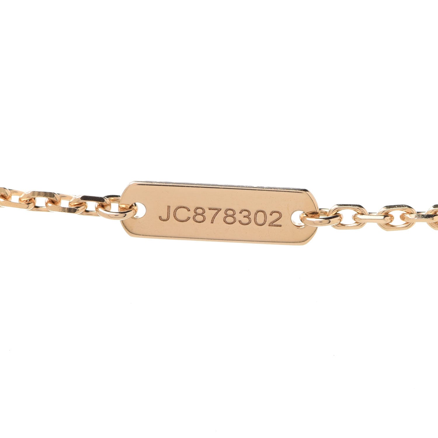 Van Cleef & Arpels 18K Yellow Gold Guilloche Vintage Alhambra Pendant Necklace 6 of 8