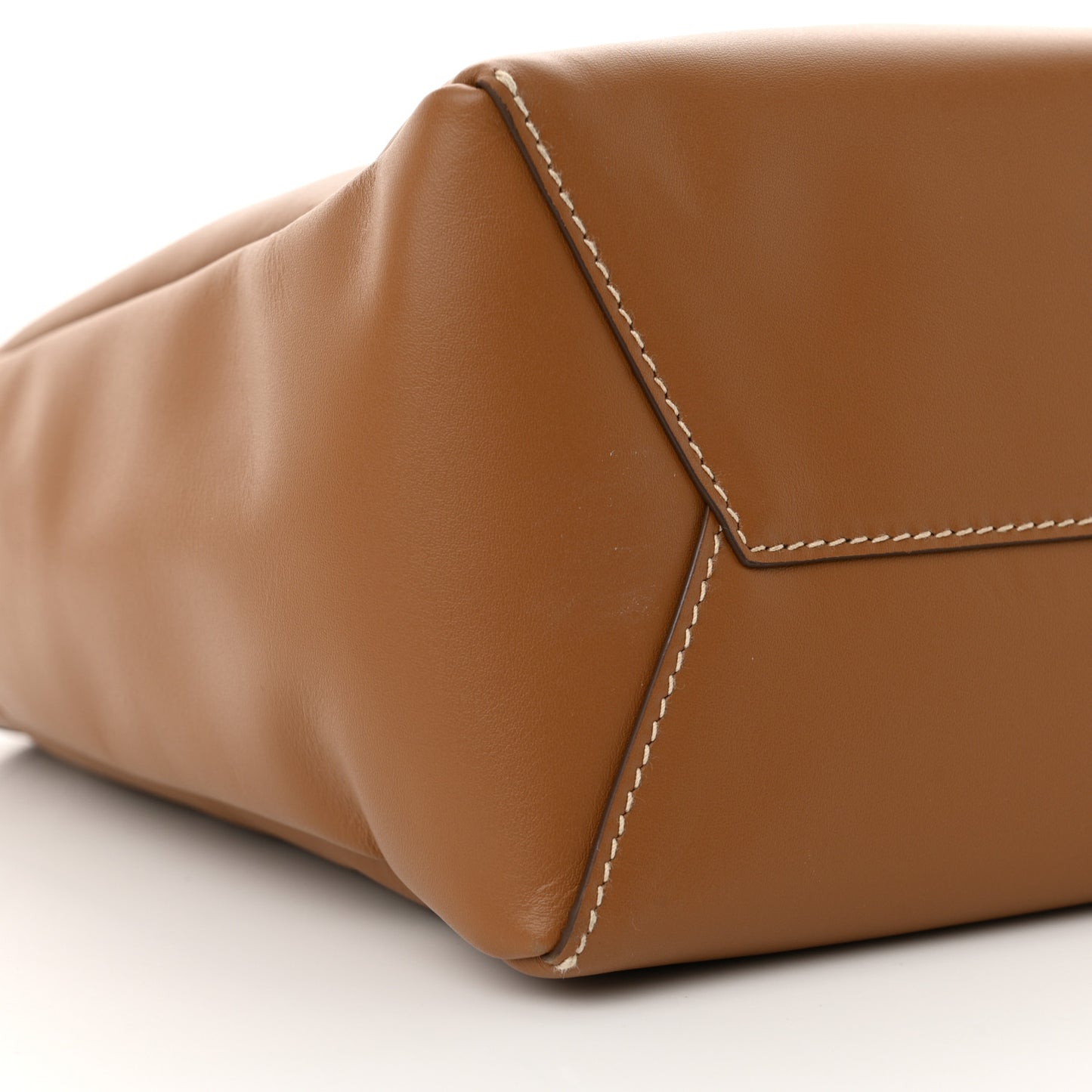 Soft Calf Softy Small Ivy Tote Bag Caramel