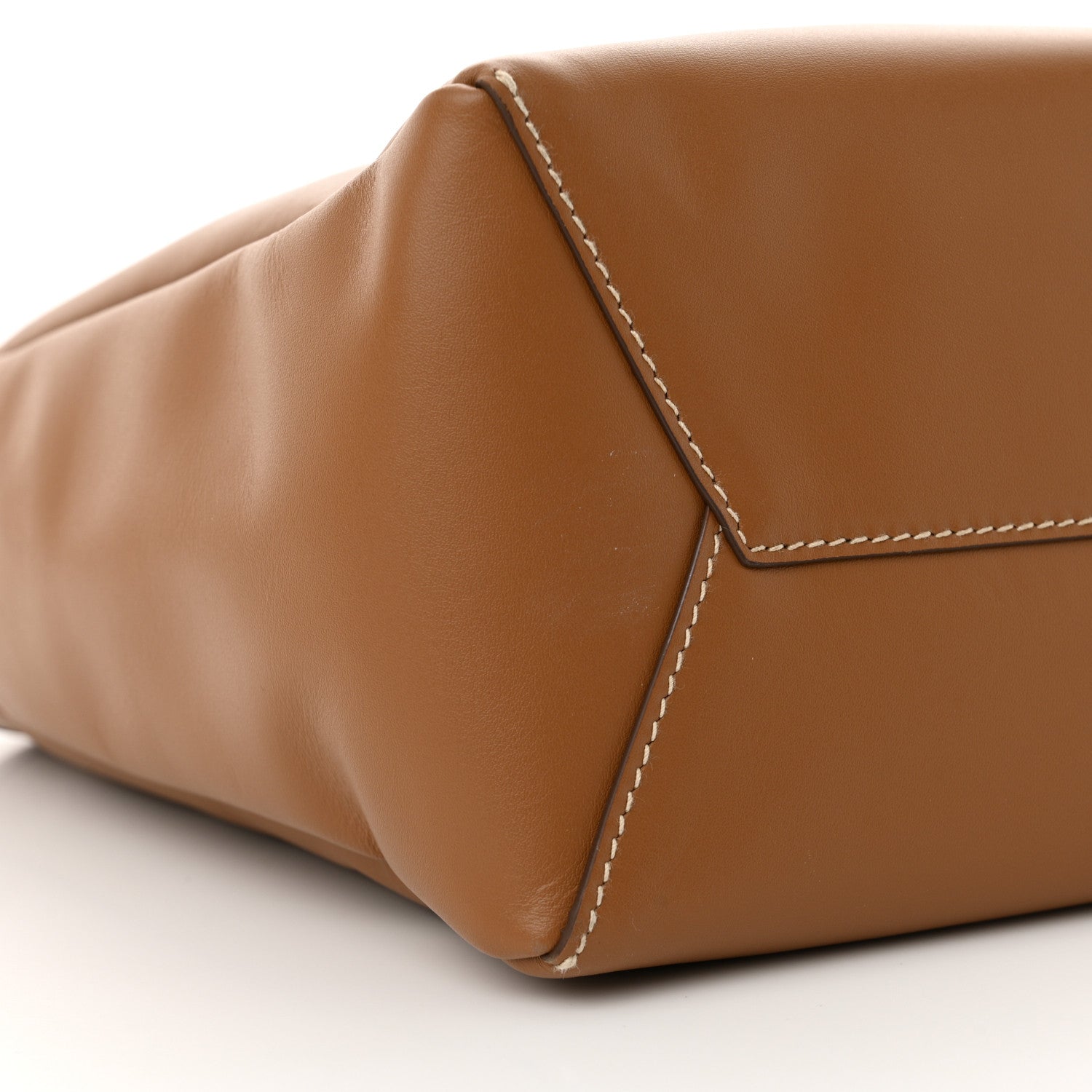 Miu Miu Soft Calf Softy Small Ivy Tote Bag Caramel 9 of 11