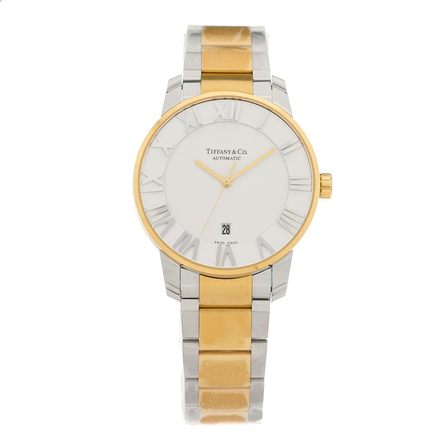 Stainless Steel 18K Yellow Gold 42mm Atlas Automatic Watch