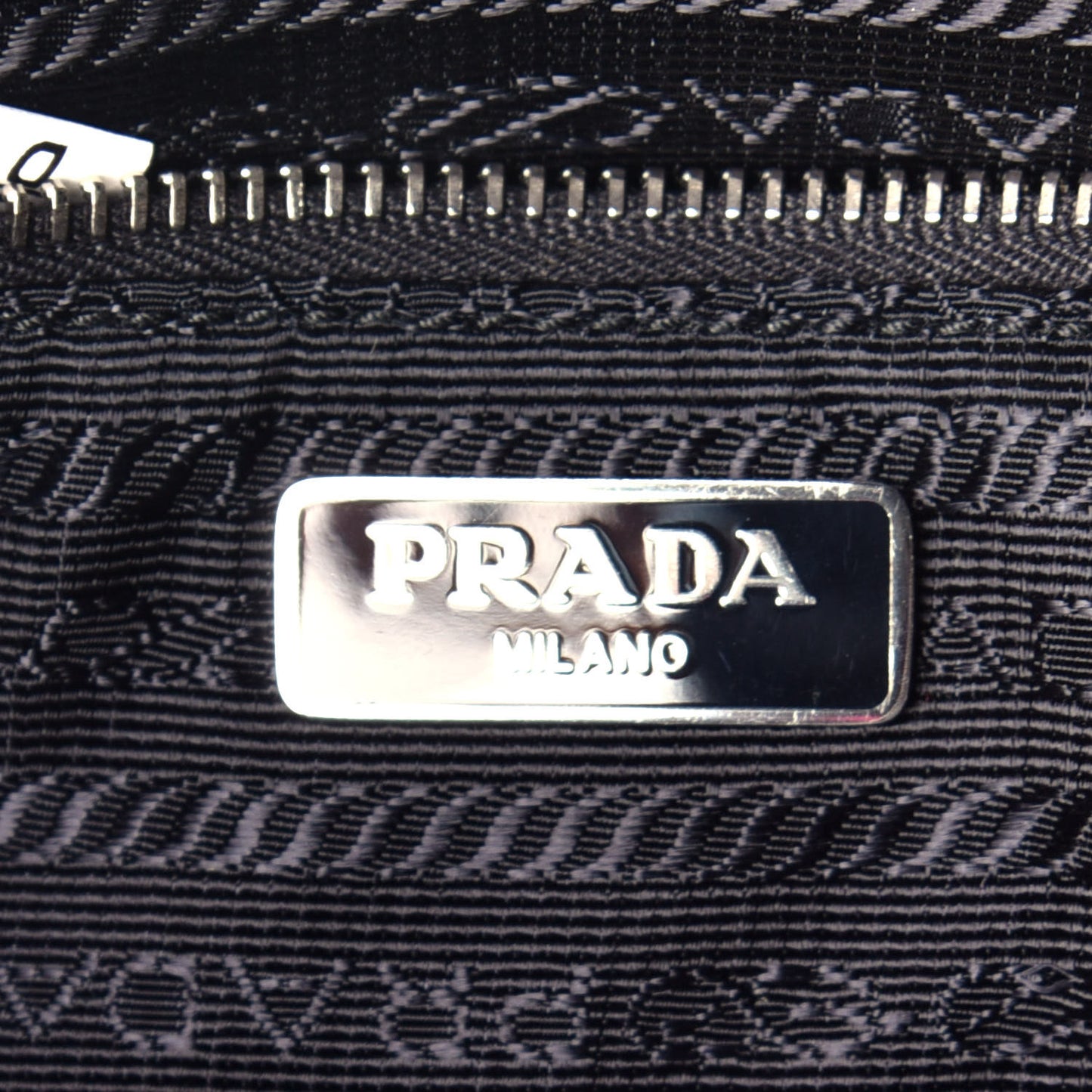 Nylon Tessuto Impuntu Quilted Crossbody Bag Black