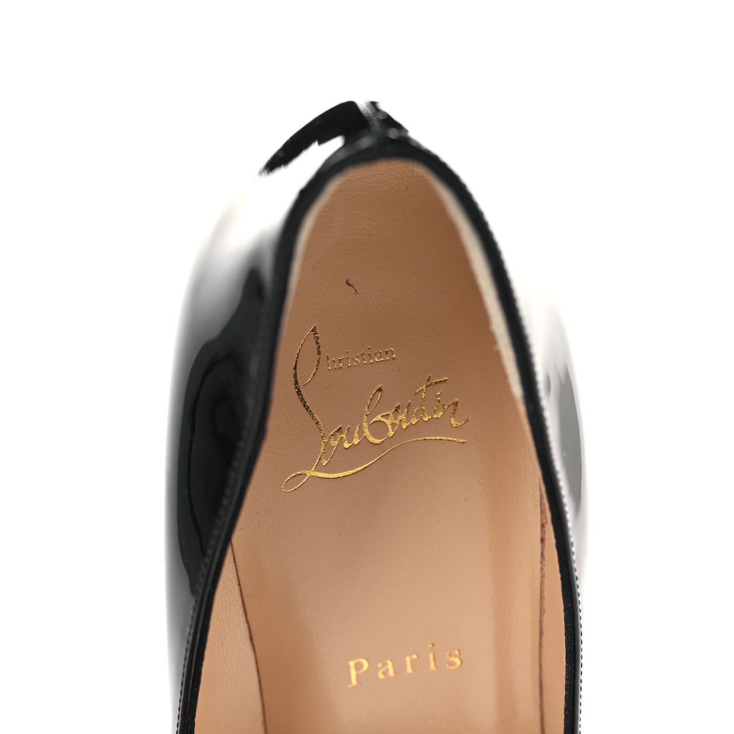 Christian Louboutin Patent Pigalle 100 Pumps 38 Black 8 of 8