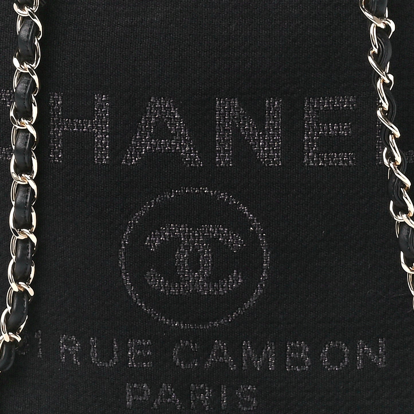 Mixed Fibers Medium Deauville Tote Black