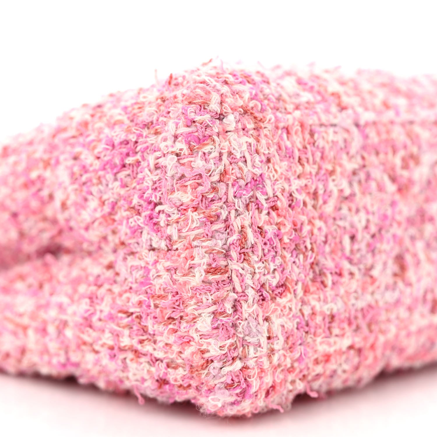 Chanel Tweed Quilted Nano Kelly Shopper Pink 9 of 10