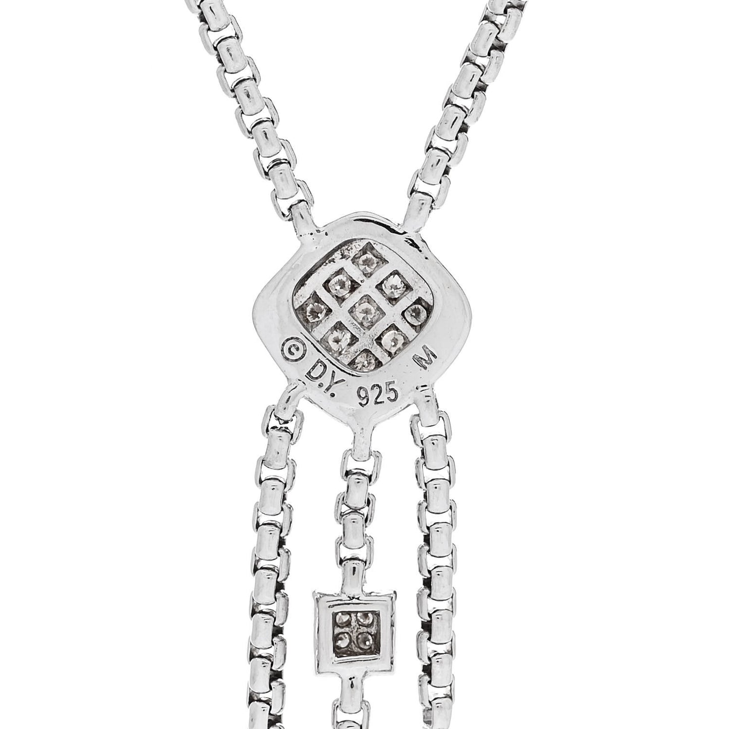 Sterling Silver Diamond Confetti Ice Necklace