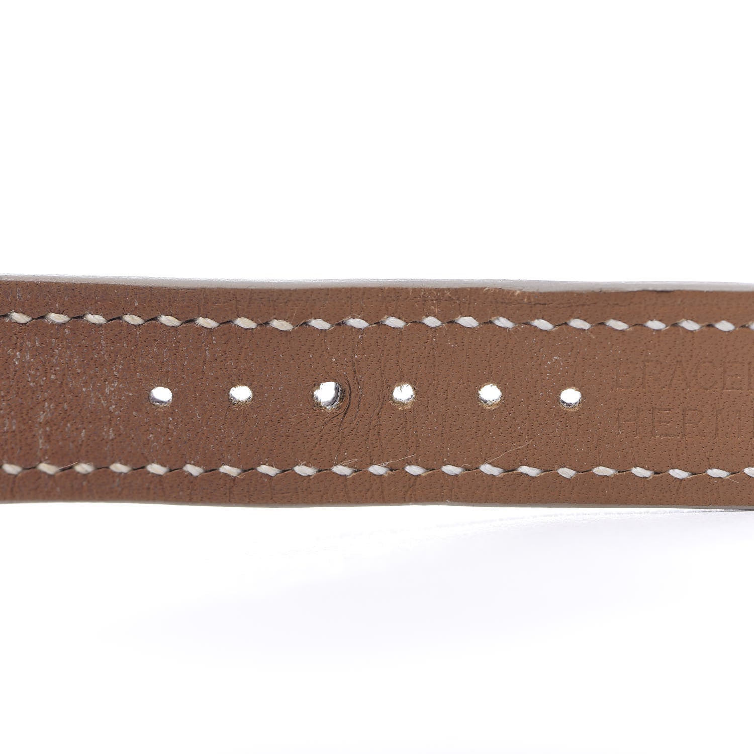 Hermes Stainless Steel Swift 21mm Heure H Hour Quartz Watch Rose Dragee 9 of 10