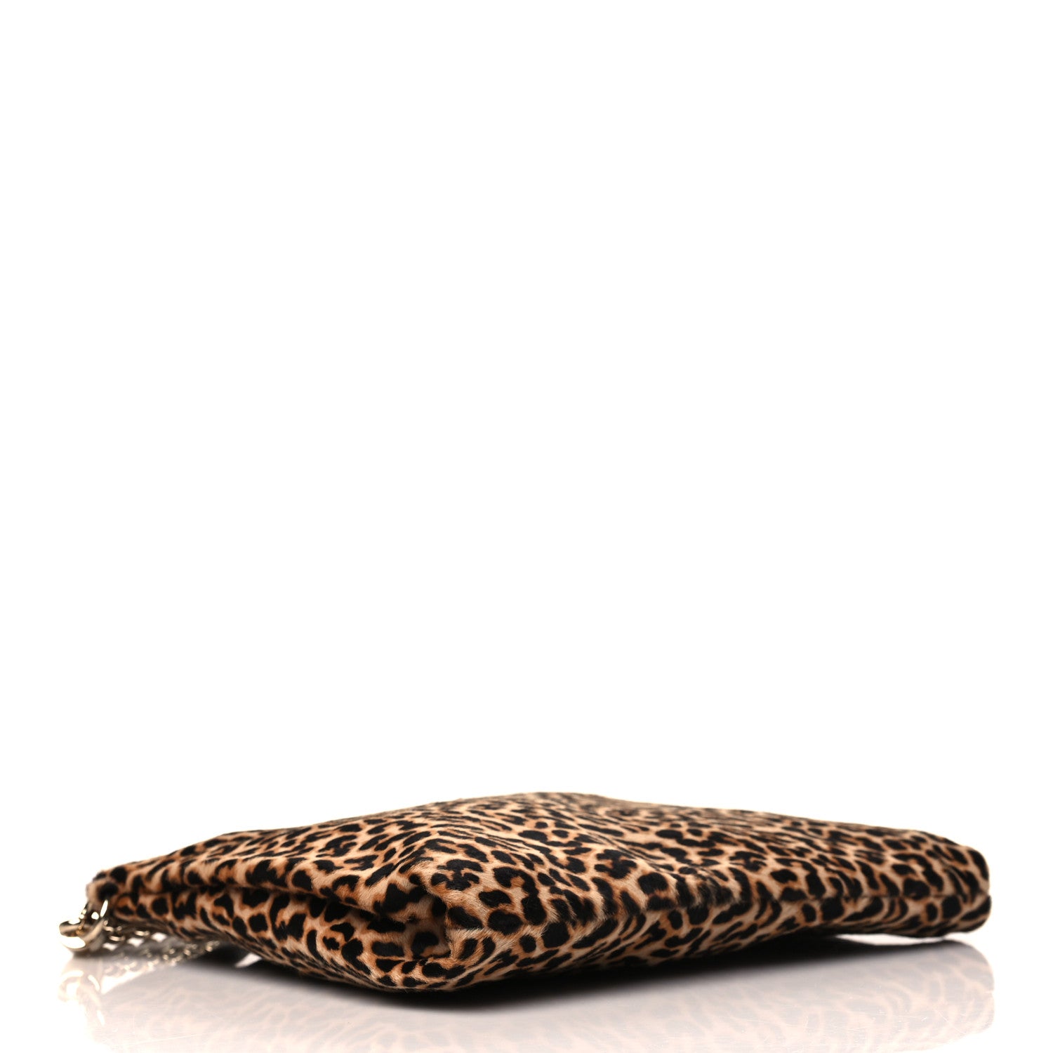 Jimmy Choo Pony Hair Leopard Print Callie Tassel Shoulder Bag Brown 3 of 9