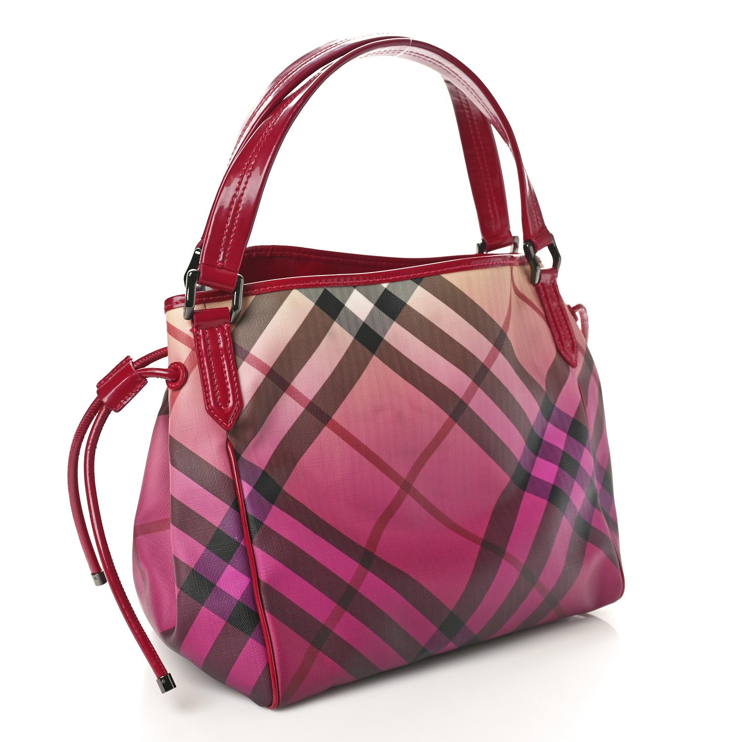 Burberry Nova Pop Degrade Small Bilmore Tote Raspberry 3 of 9