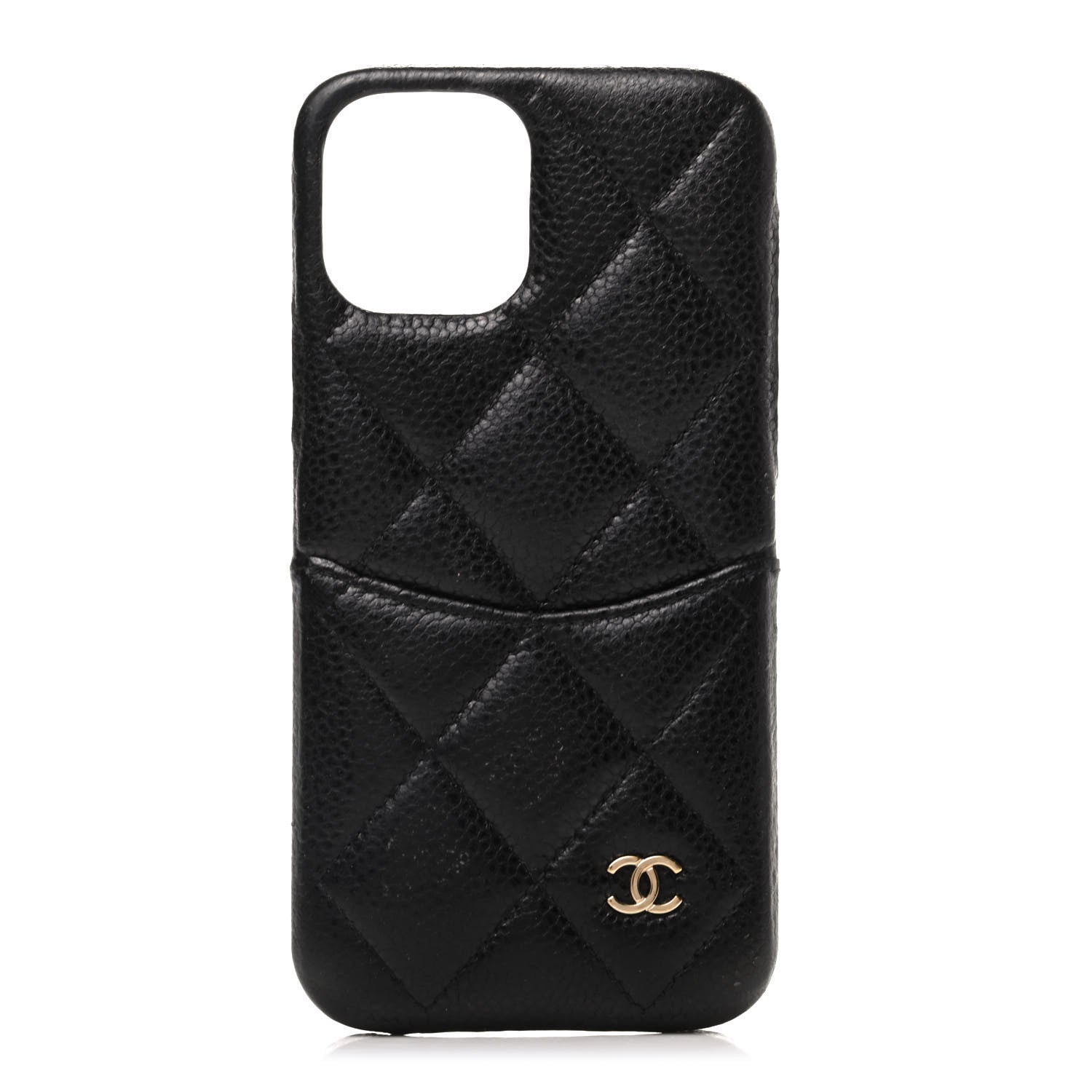 Chanel Caviar Quilted iPhone XI Pro Case Black 1 of 5