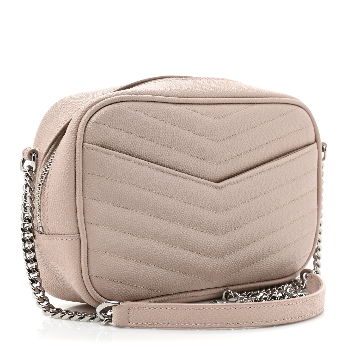 Grain De Poudre Matelasse Monogram Mini Lou Camera Bag Marble Pink