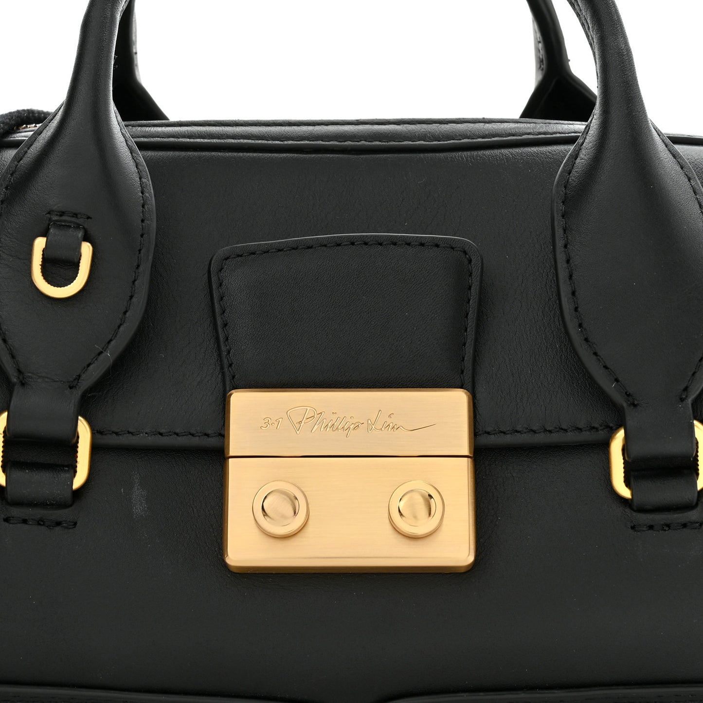 Smooth Calfskin Pashli Duffle Black