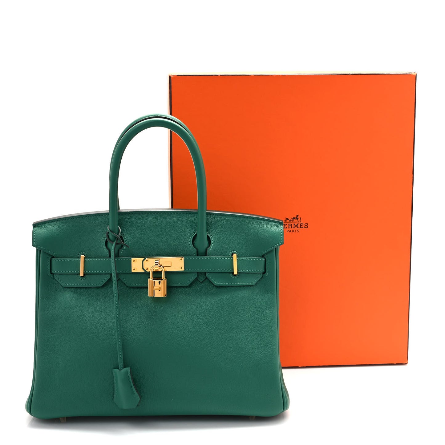 Taurillon Novillo Birkin 30 Vert Vertigo
