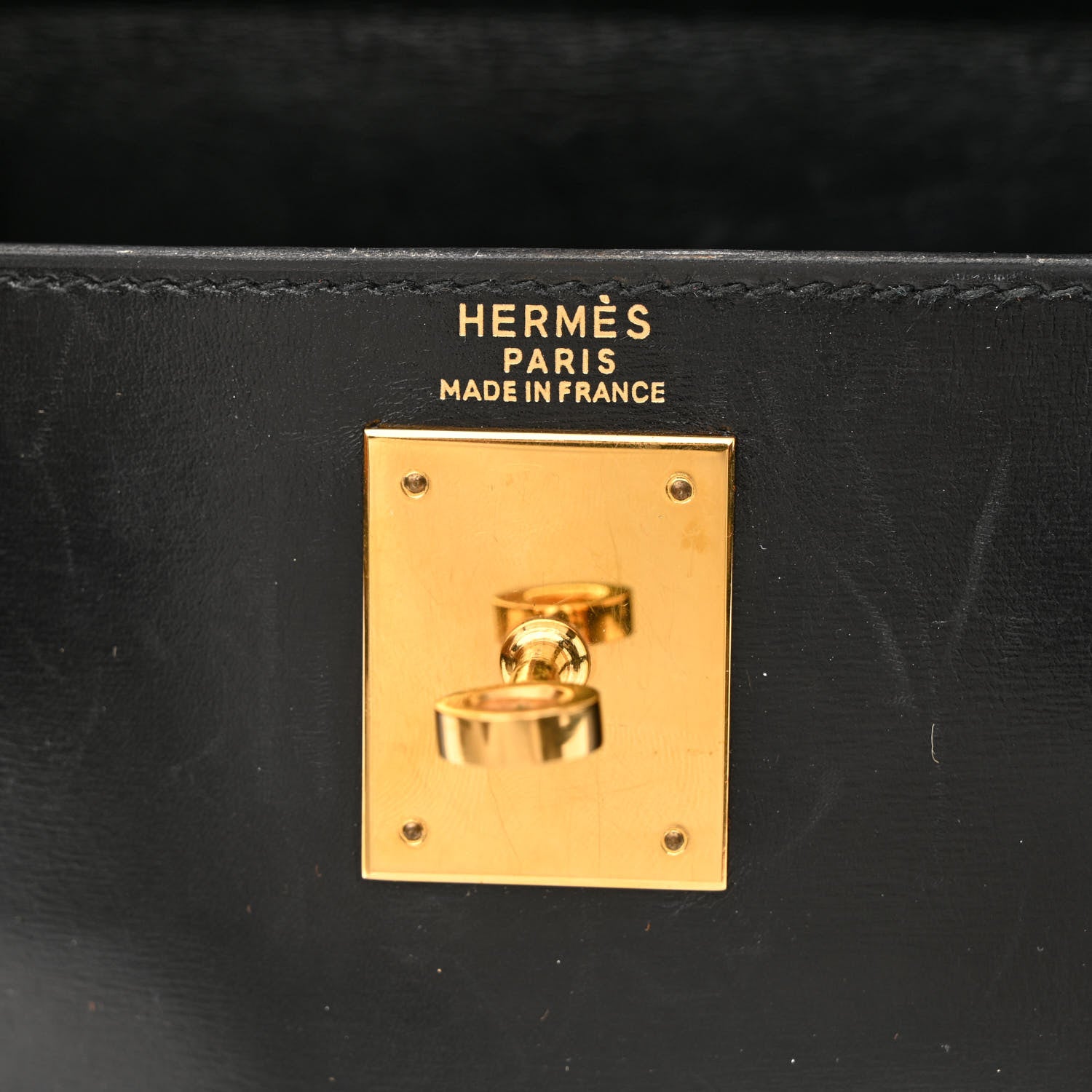 Hermes Box Kelly Retourne 28 Black 6 of 12