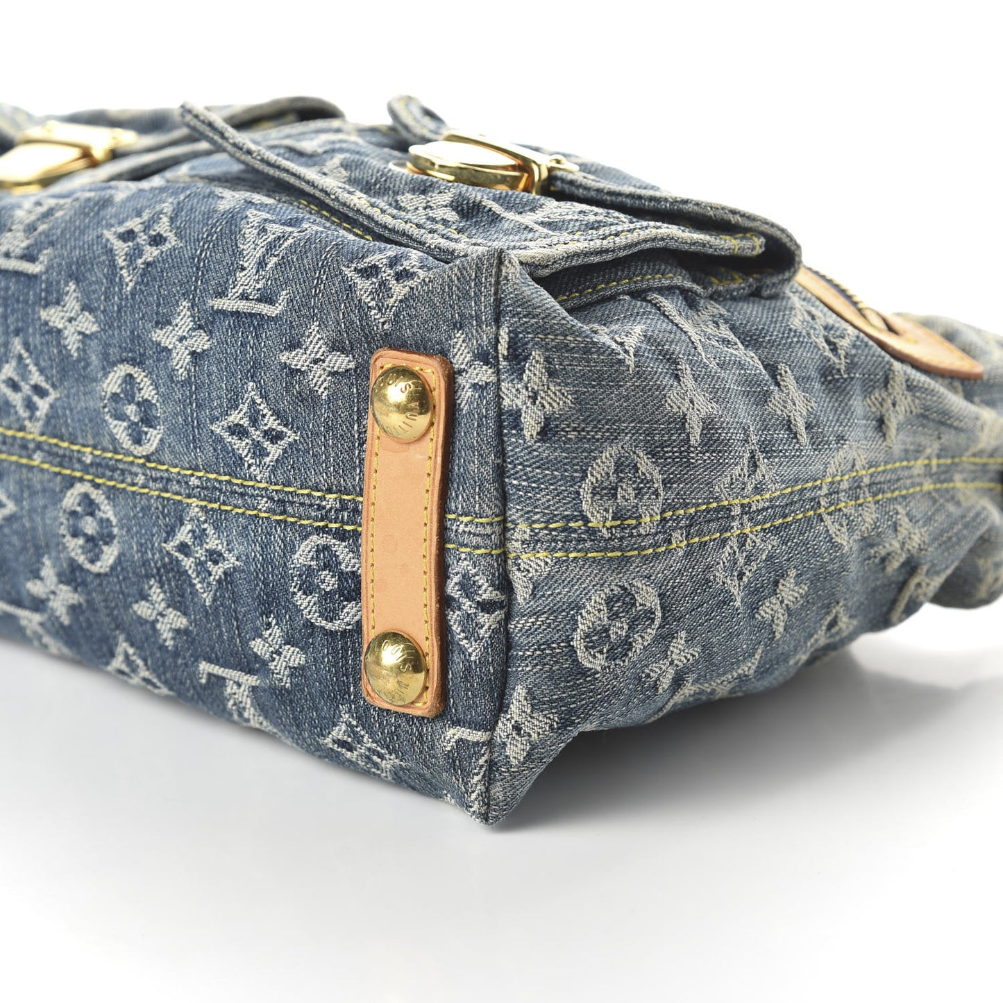 Monogram Denim Baggy PM Blue