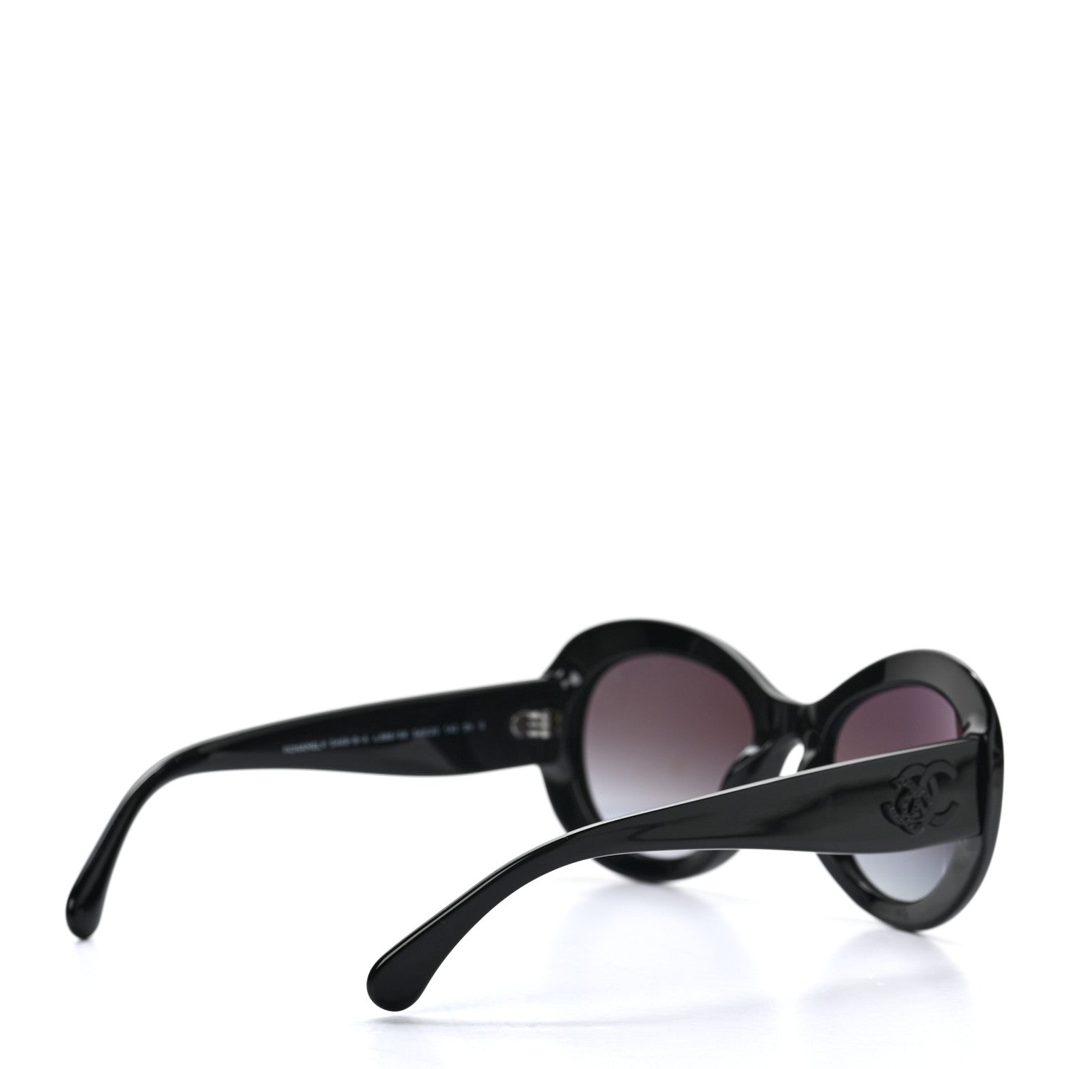 Chanel Acetate Polarized Oval CC Sunglasses 5469-B-A 4 of 6