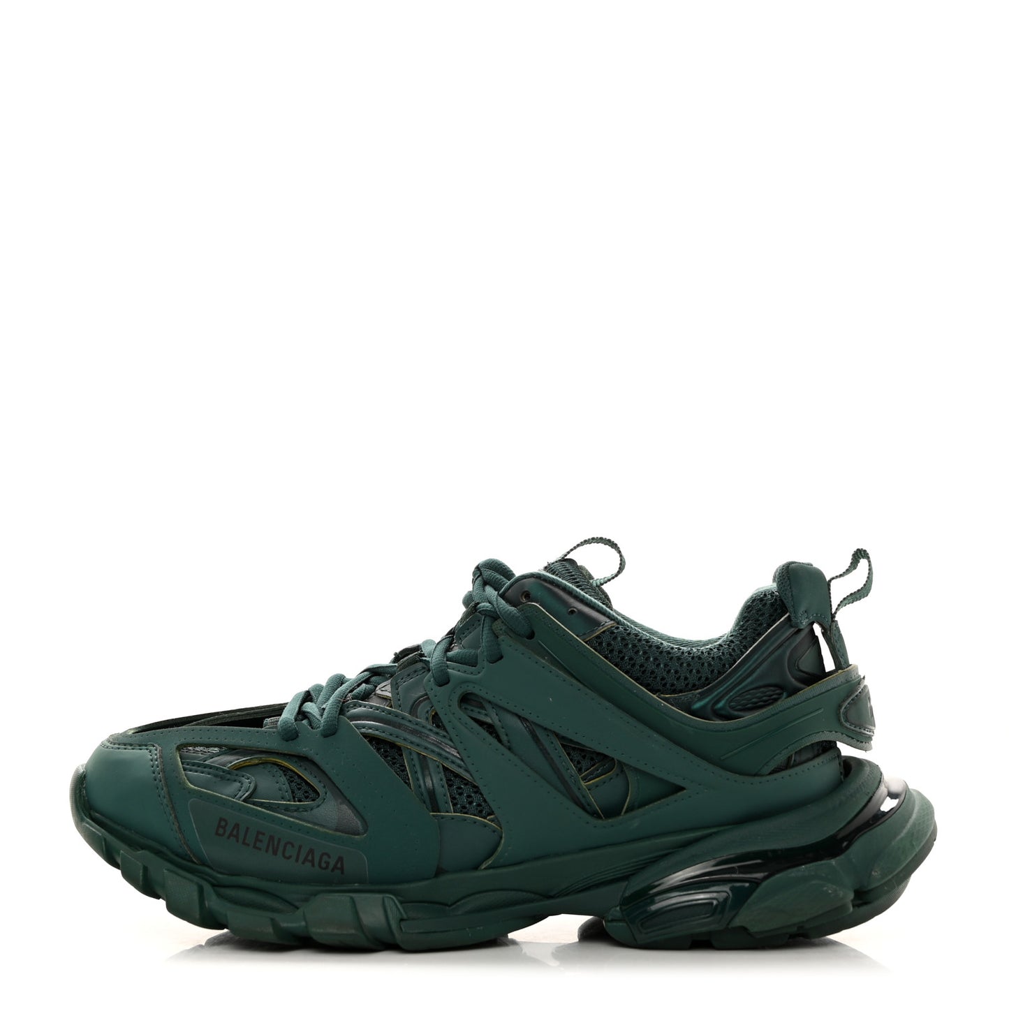 Mesh Nylon Mens Track Sneakers 40 Dark Green