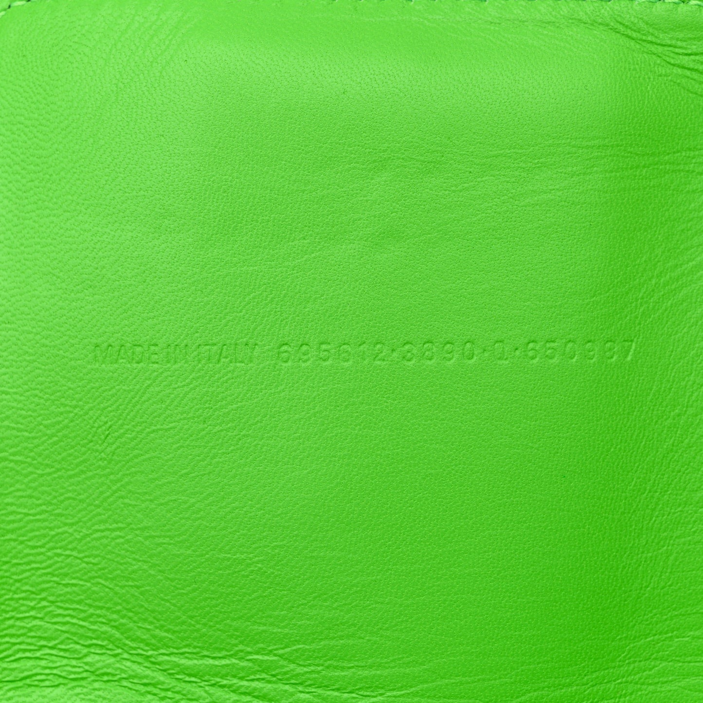 Nylon Lambskin Woven Small Ibiza Basket With Strap Green