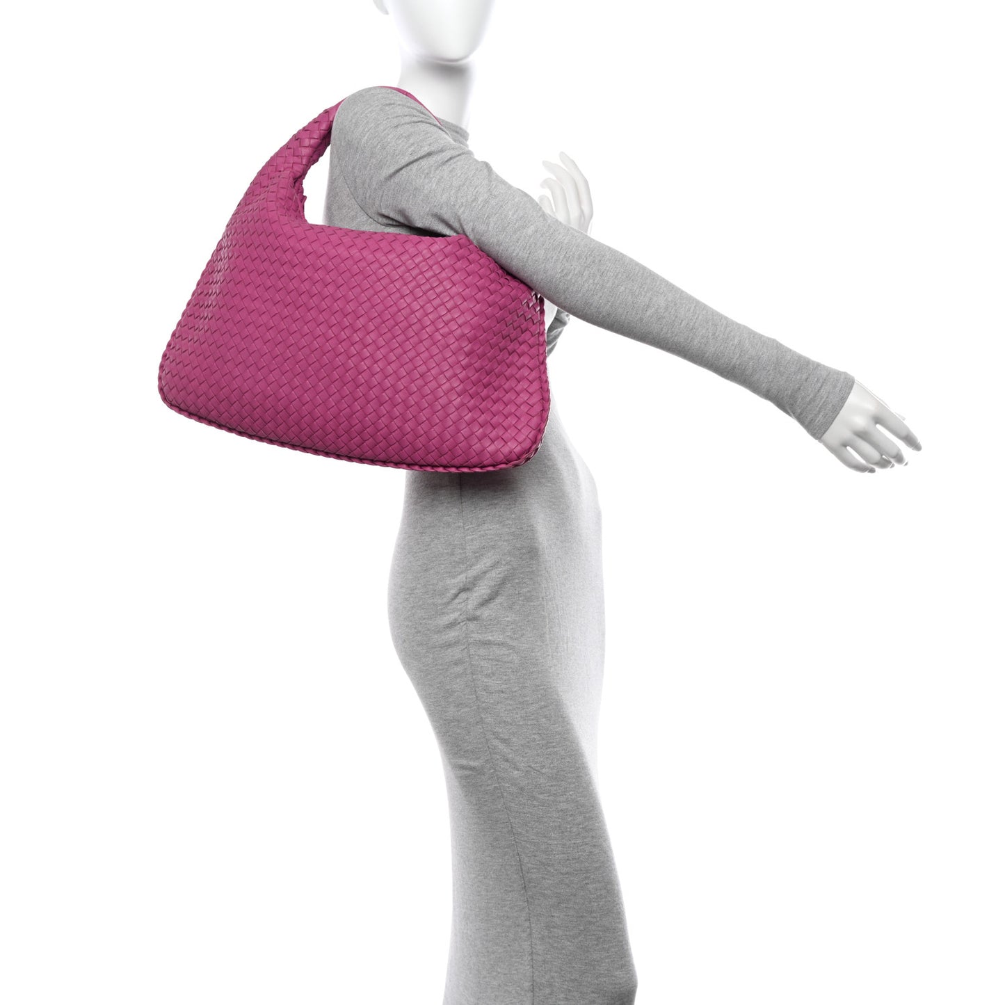 Nappa Intrecciato Large Veneta Hobo Ametiste