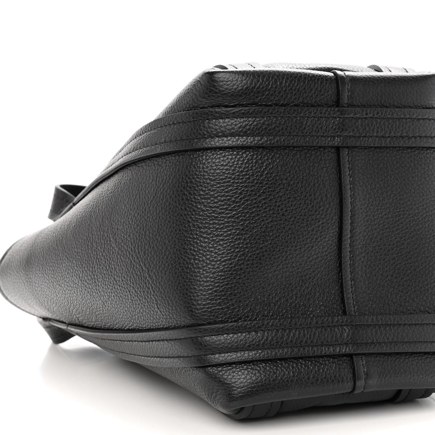 Grained Calfskin XS Everyday North South Shoulder Tote Bag Black