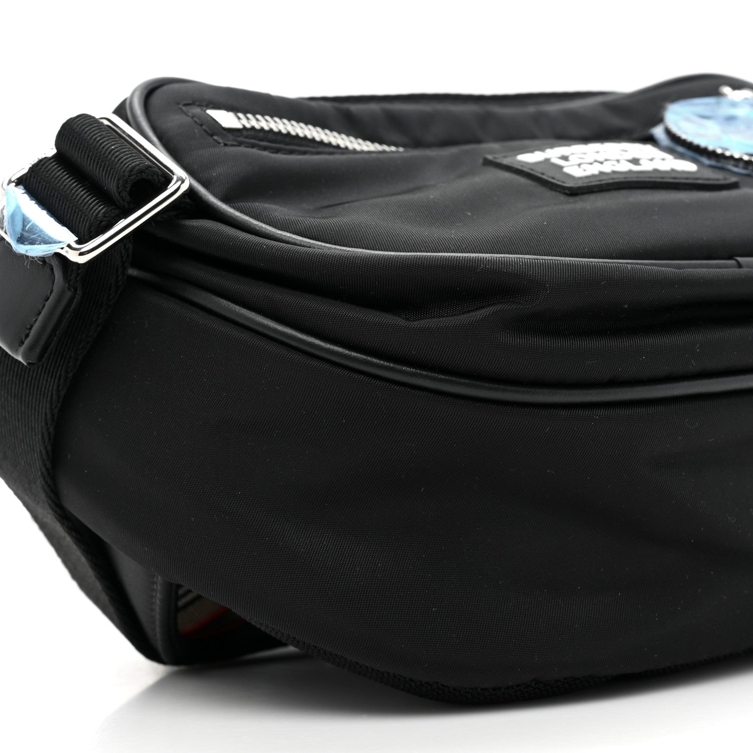 Burberry Econyl Logo Print Bum Bag Black 9 of 9