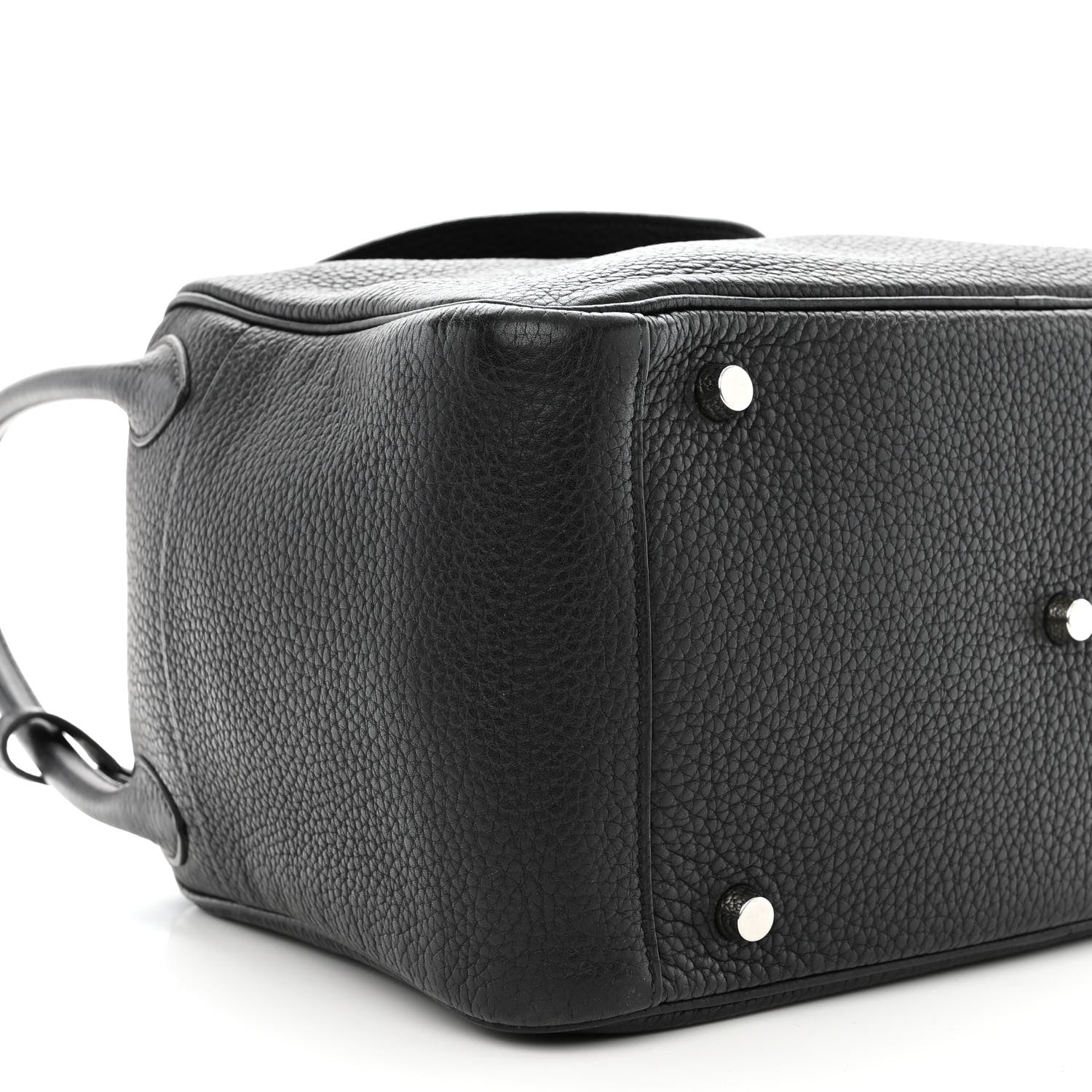 Hermes Taurillon Clemence Lindy 30 Black 9 of 10