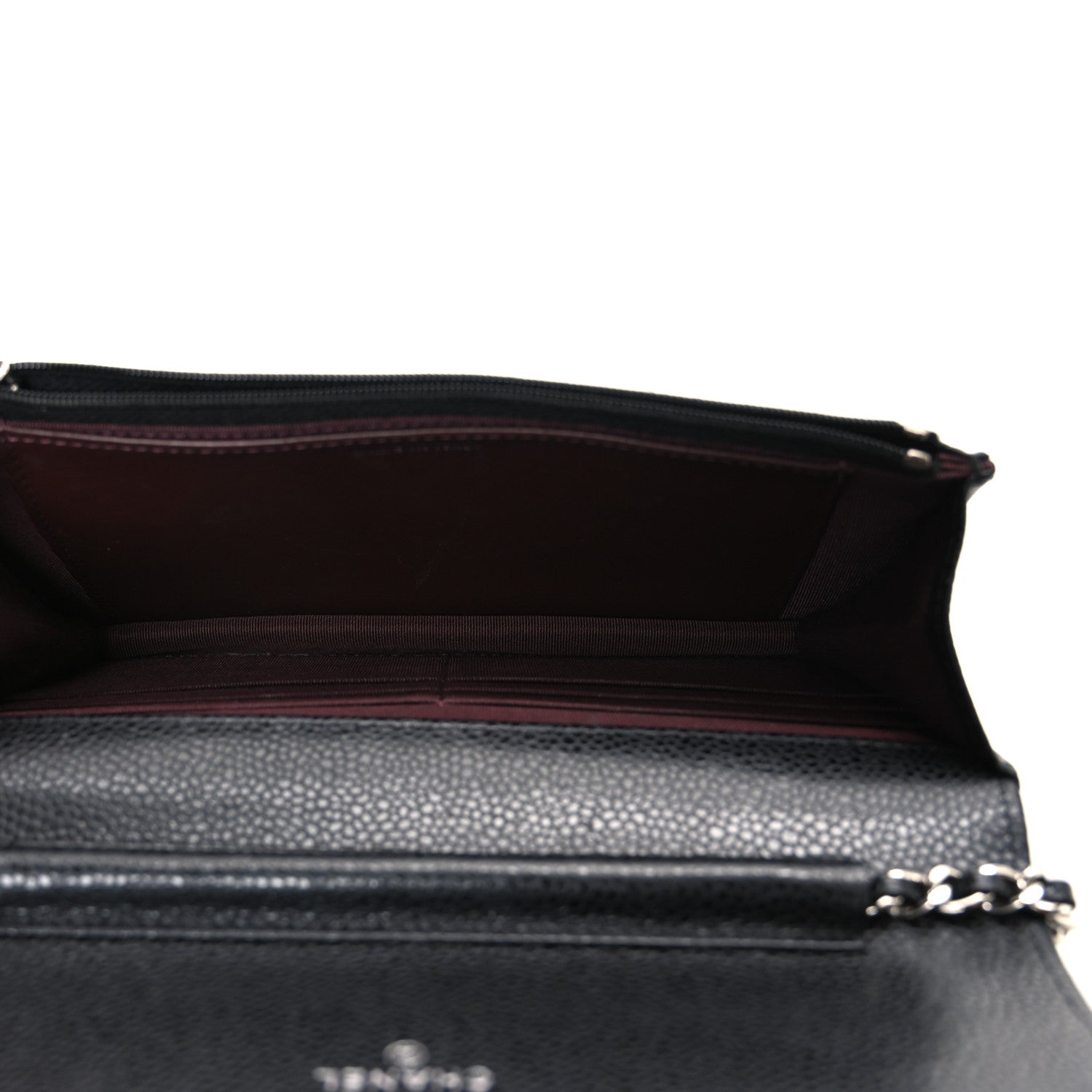 Chanel Caviar Quilted Wallet on Chain WOC Black 5 of 11