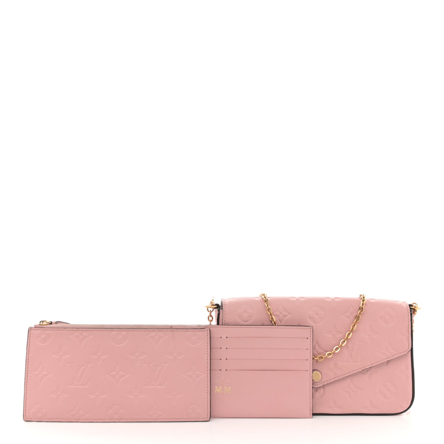 Empreinte Pochette Felicie Chain Wallet Rose Poudre