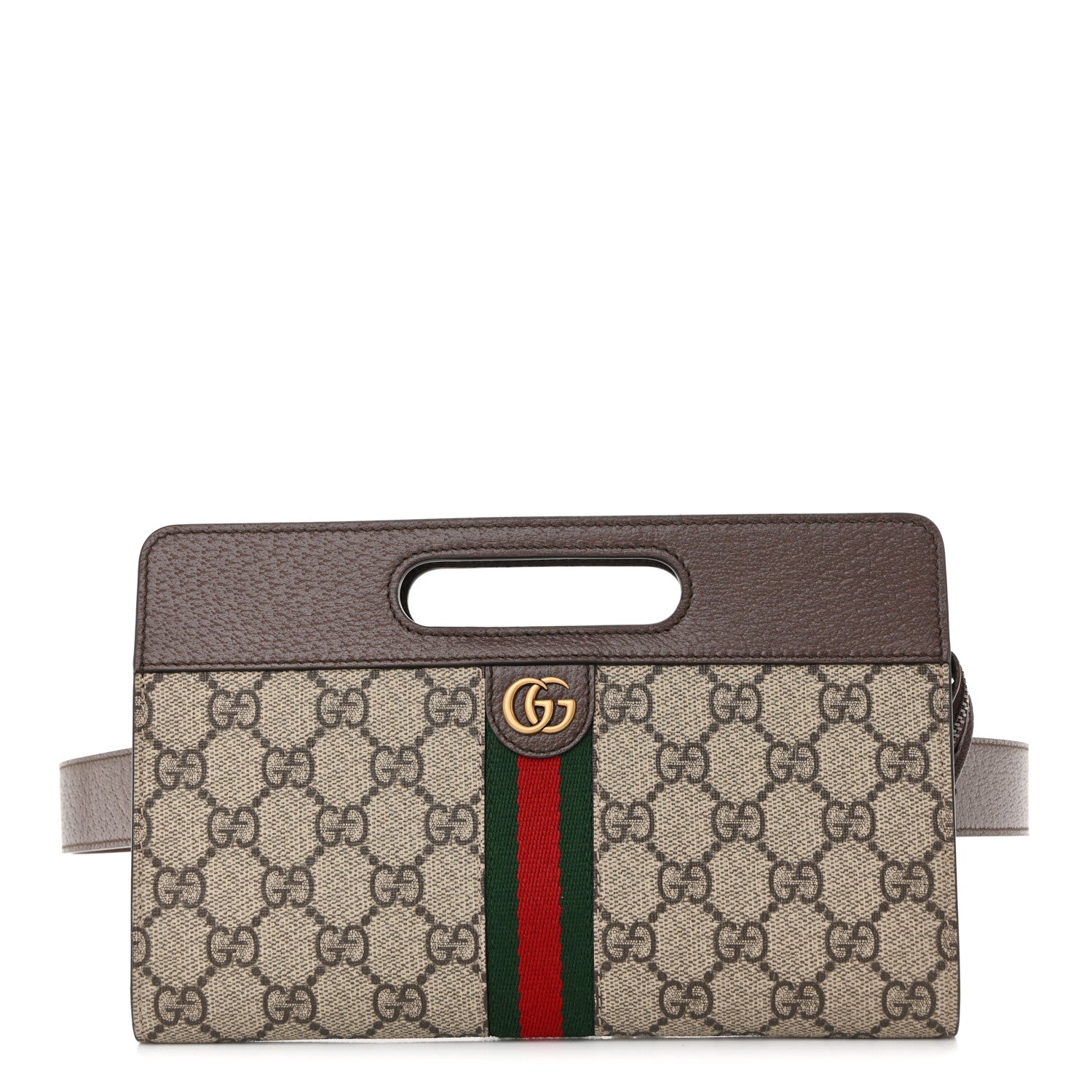 Gucci GG Supreme Monogram Textured Dollar Calfskin Web Ophidia