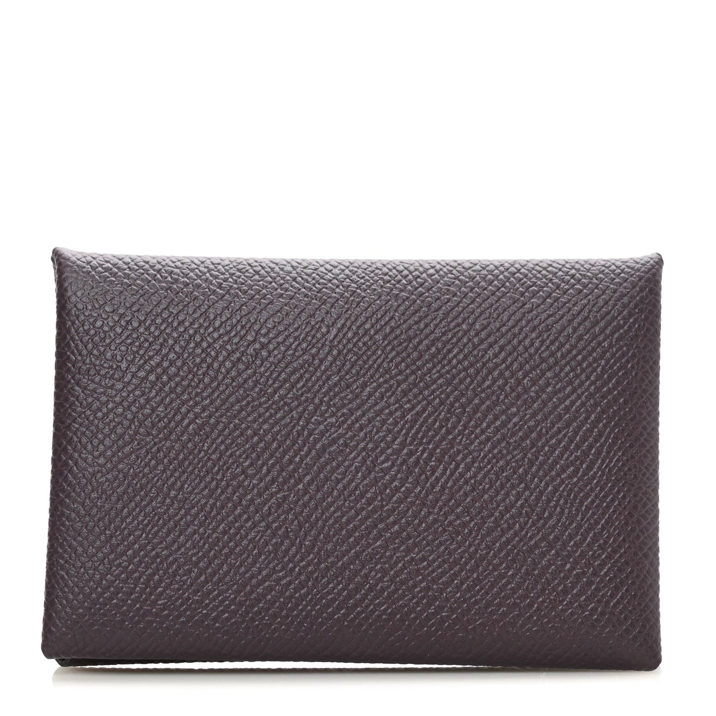 Epsom Calvi Card Case Raisin