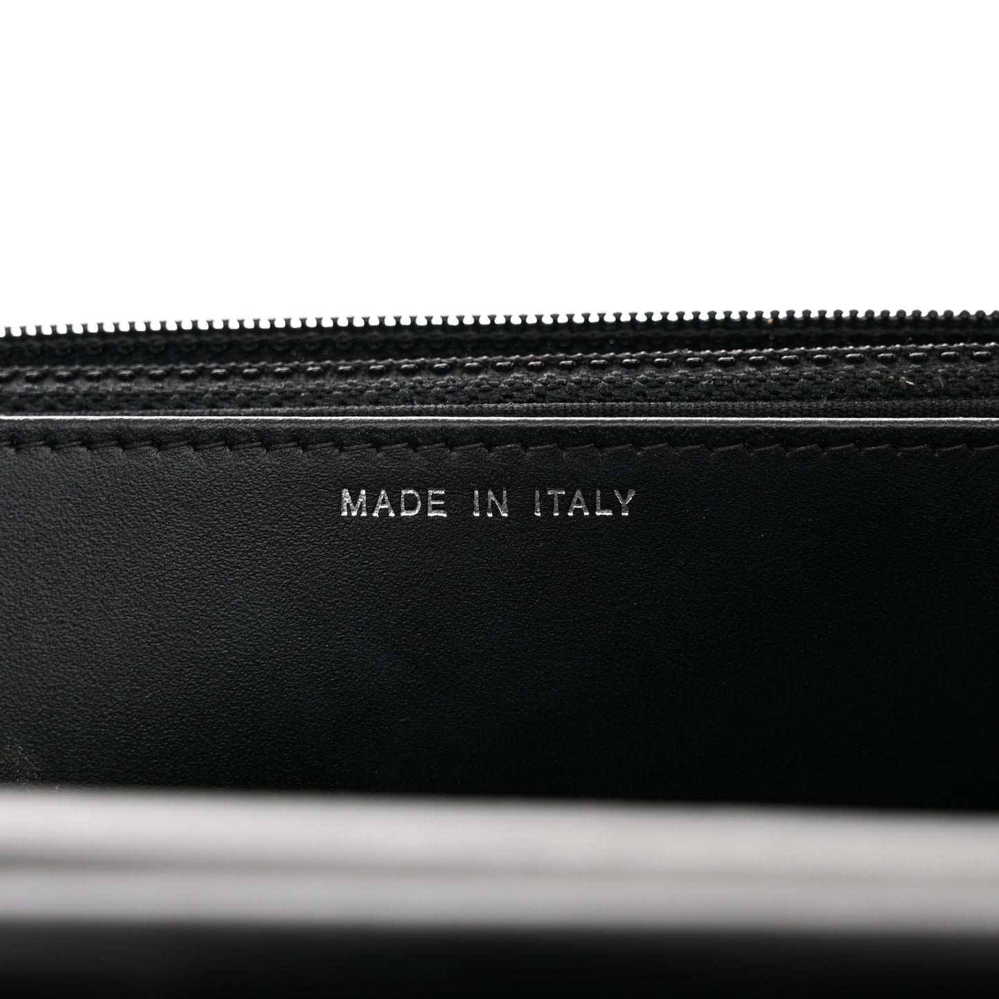 Shiny Aged Calfskin Quilted Boy Wallet On Chain WOC So Black