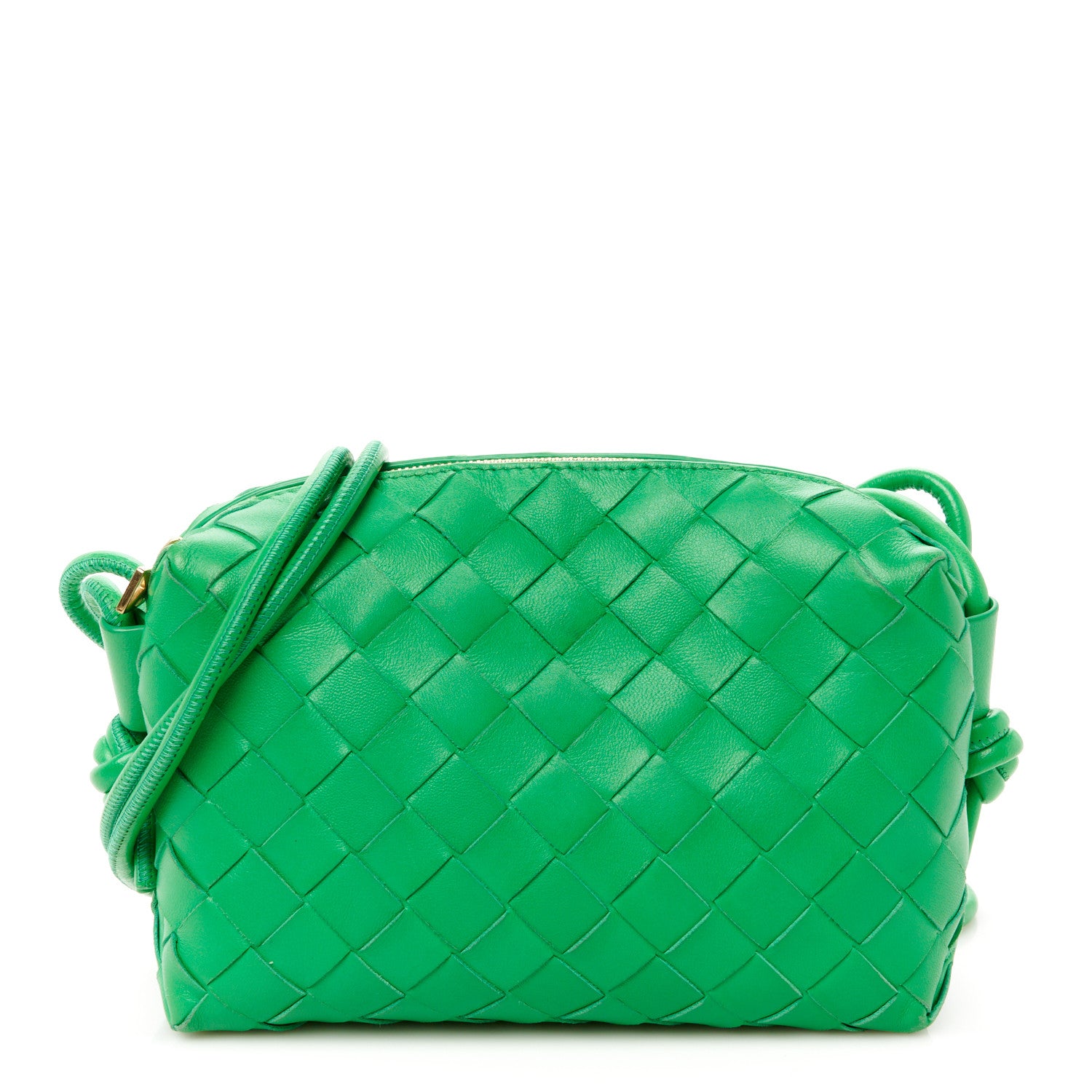Bottega Veneta Nappa Intrecciato Mini Loop Camera Bag Parakeet 1 of 12