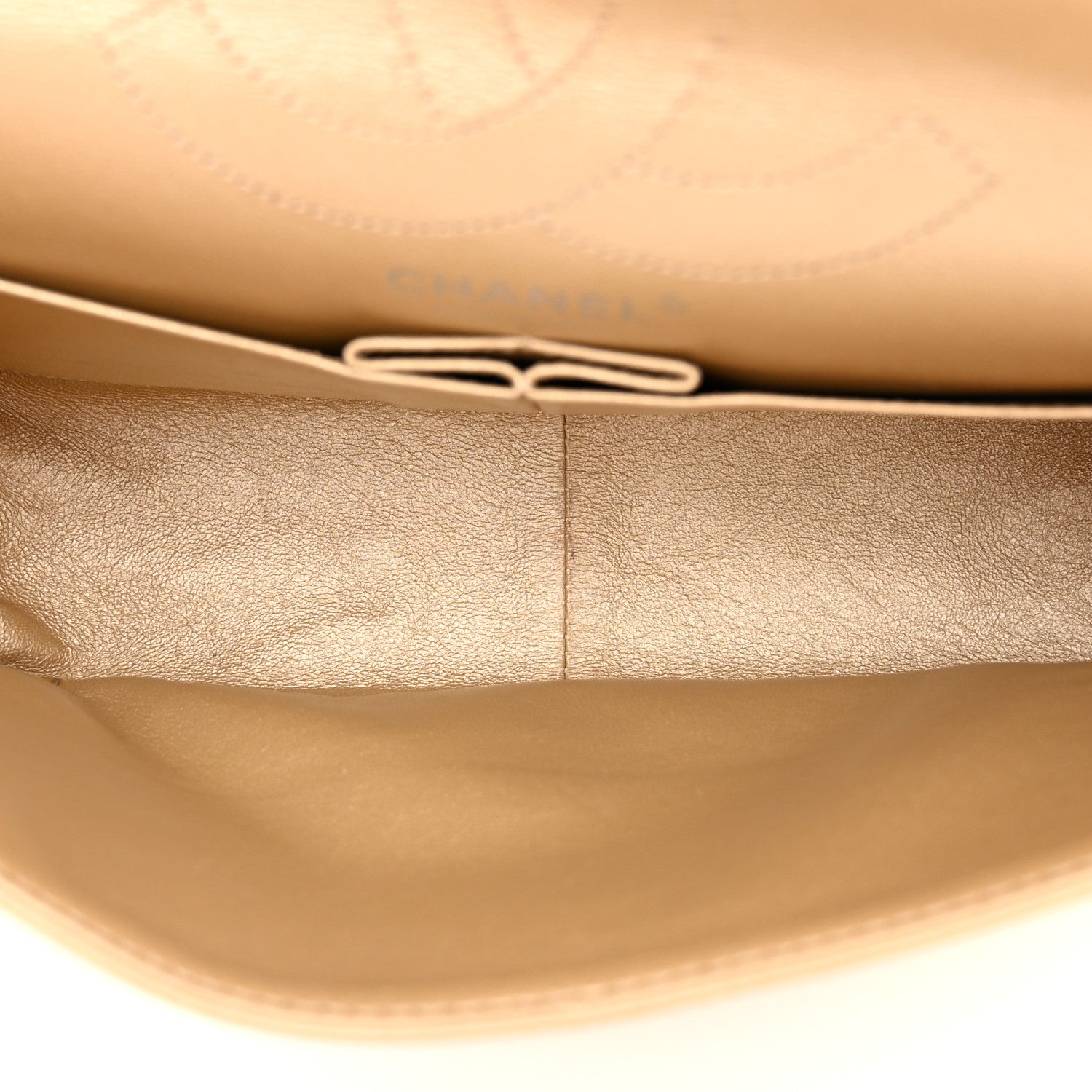 Chanel Metallic Aged Calfskin Quilted 2.55 Reissue 226 Flap Gold 5 of 14