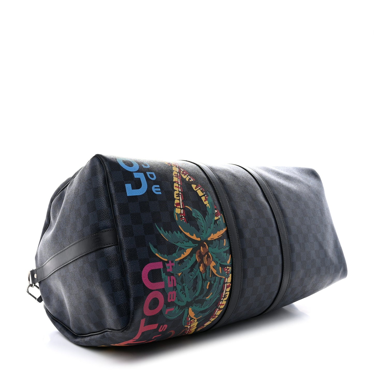 Damier Cobalt Jungle Keepall Bandouliere 55