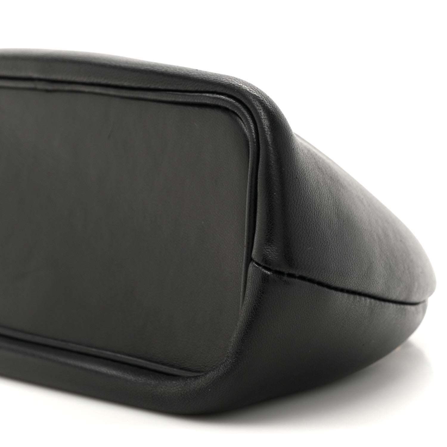 Jacquemus Lambskin Le Petit Calino Ring Top Handle Bag Black 10 of 10