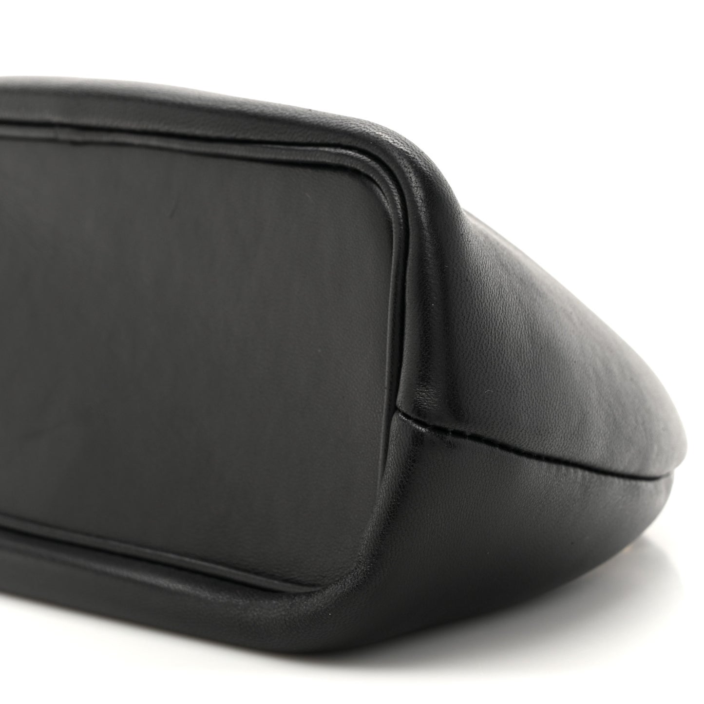 Lambskin Le Petit Calino Ring Top Handle Bag Black