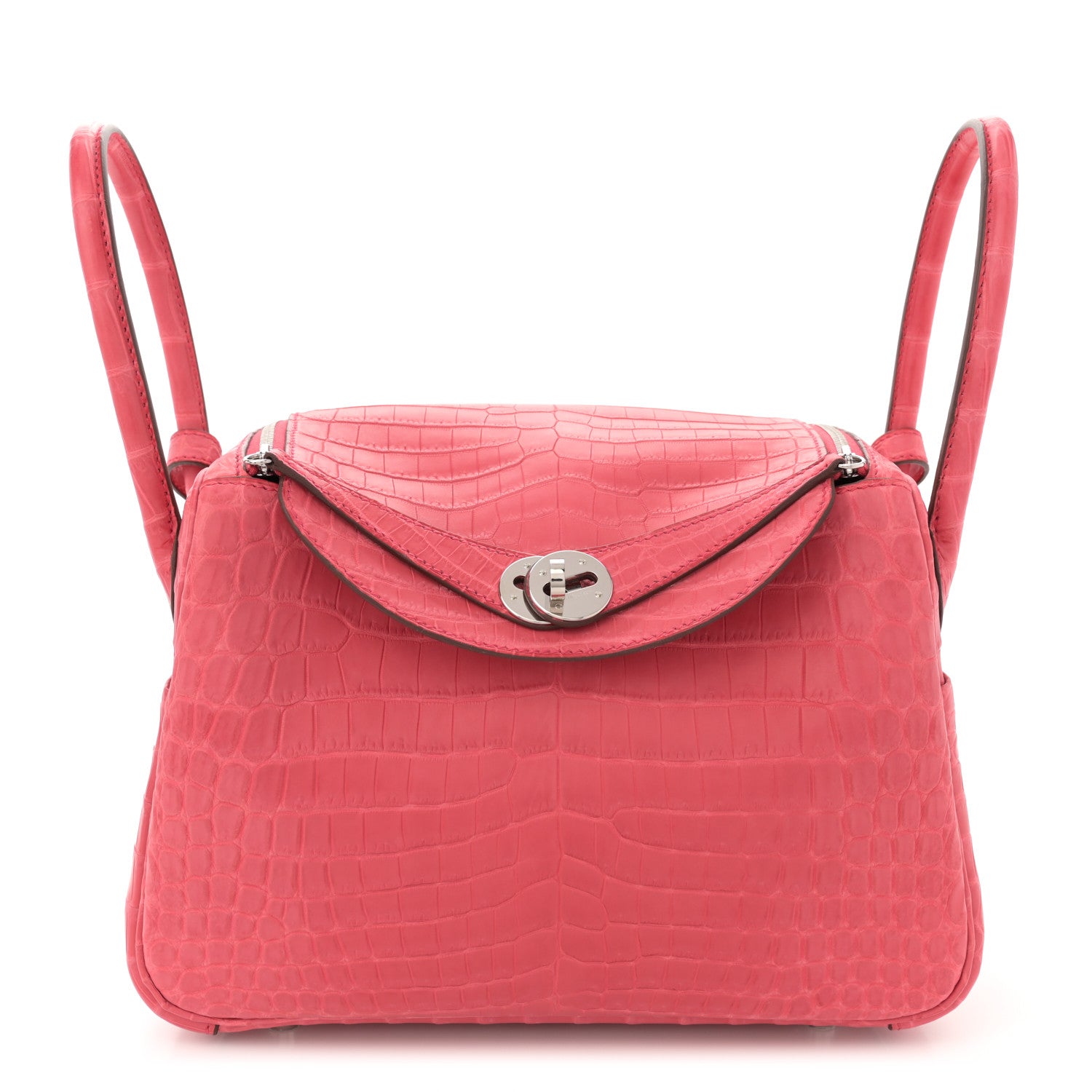 Hermes Matte Niloticus Crocodile Lindy 26 Bougainvillea 1623221