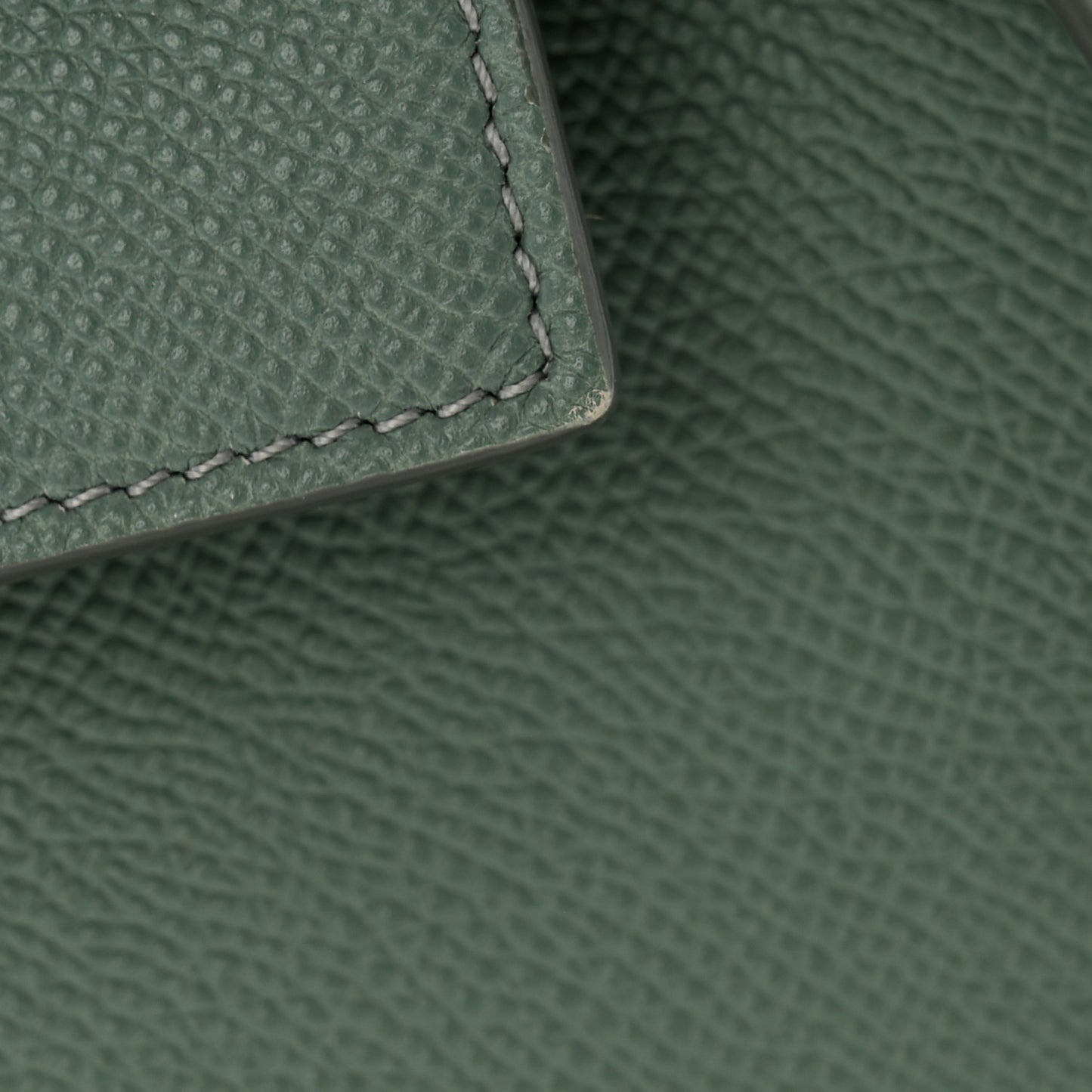 Grained Calfskin Micro Belt Bag Celadon