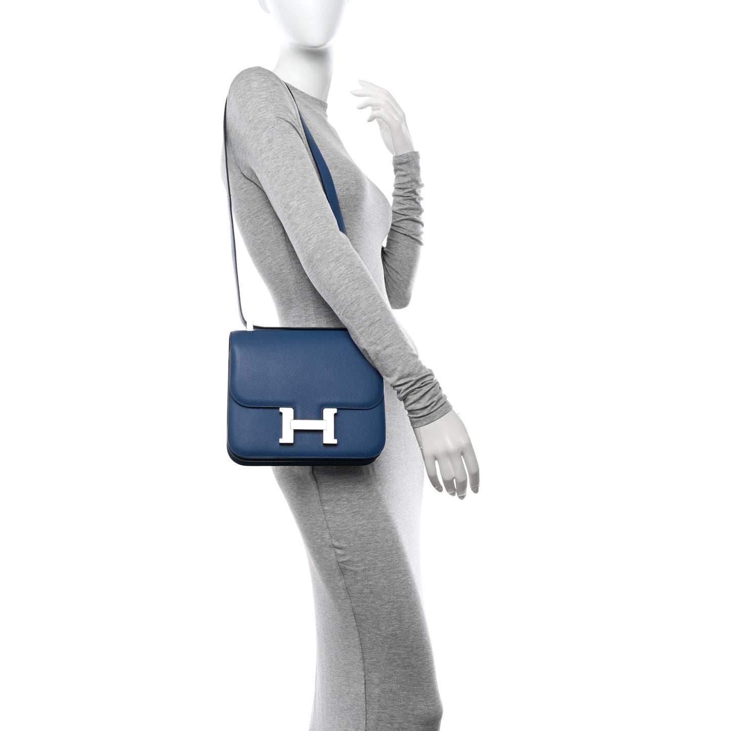 Epsom Constance Verso 24 Bleu Agate Gris Mouette